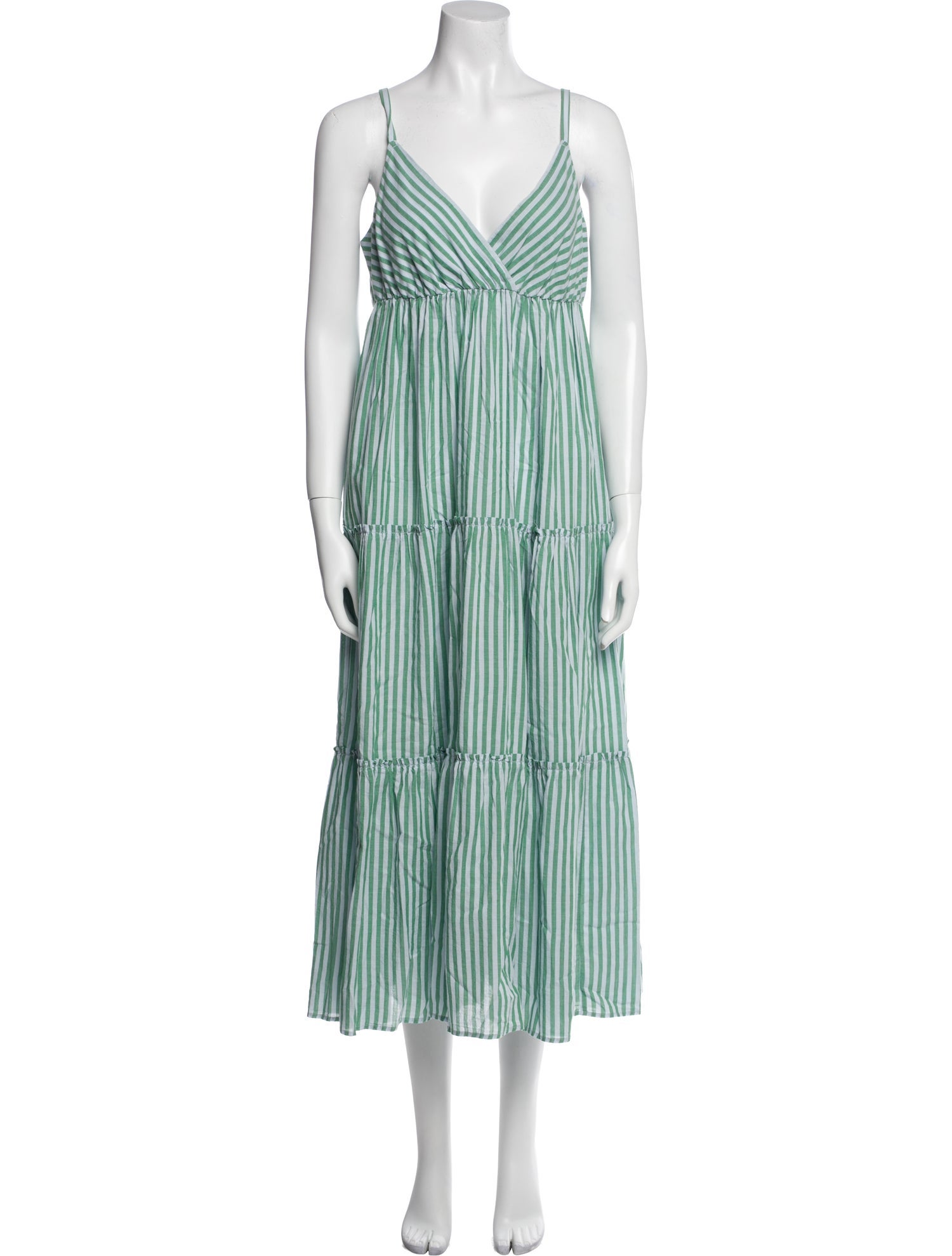 Xirena Striped Midi Length Dress