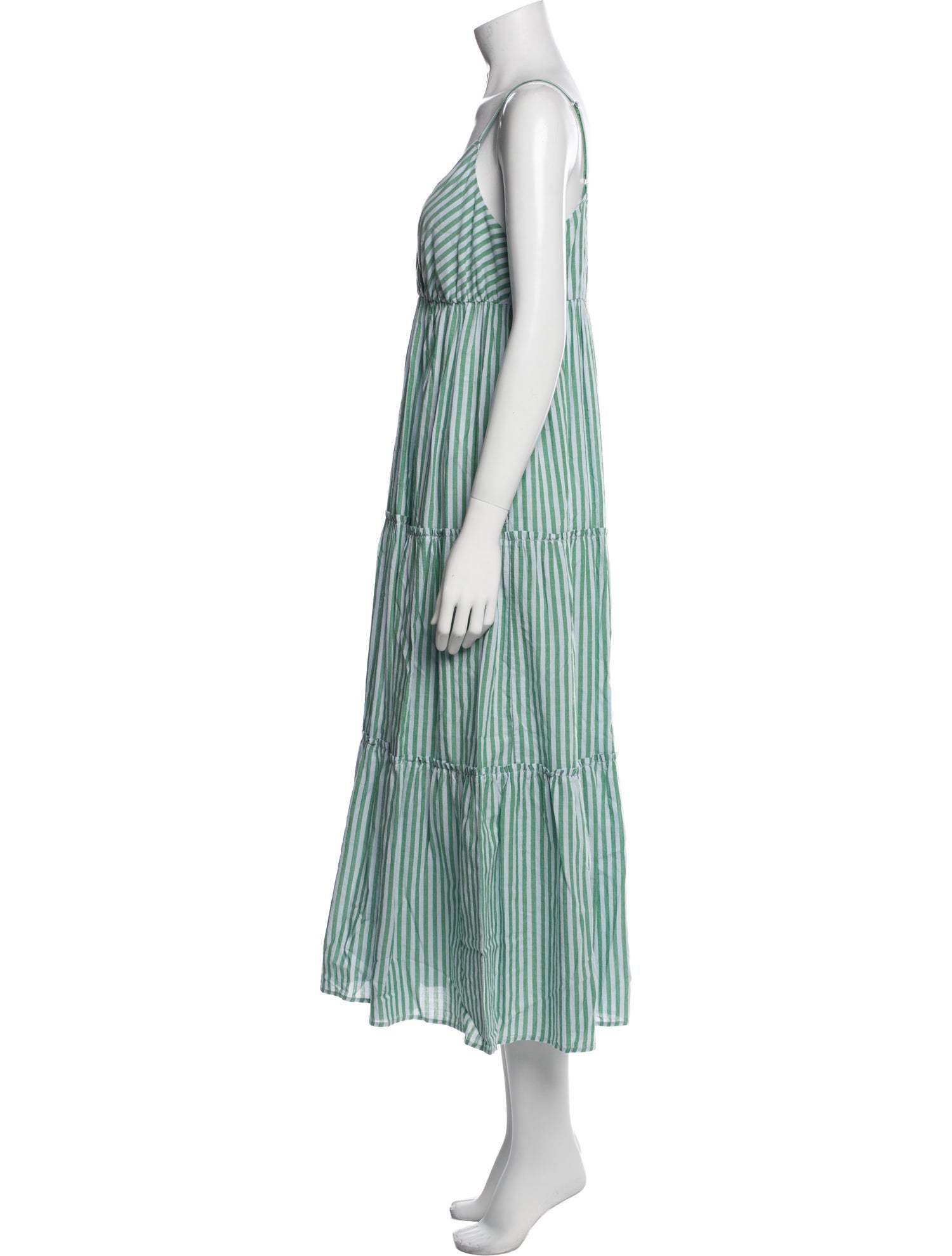 Xirena Striped Midi Length Dress