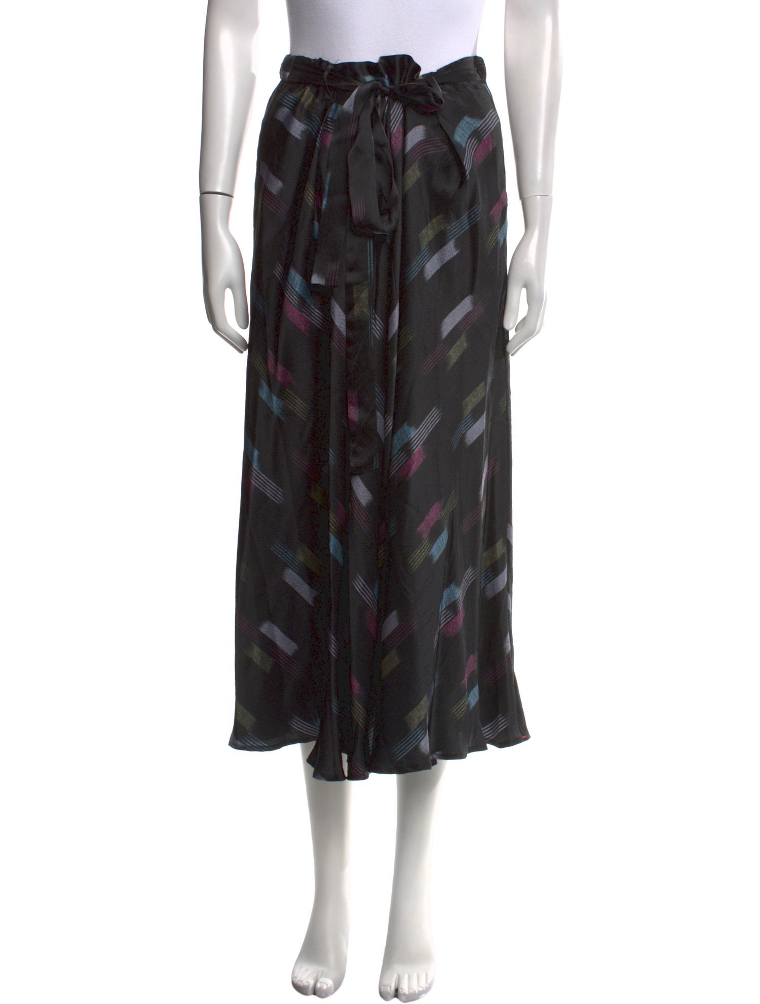 Xirena Silk Midi Length Skirt