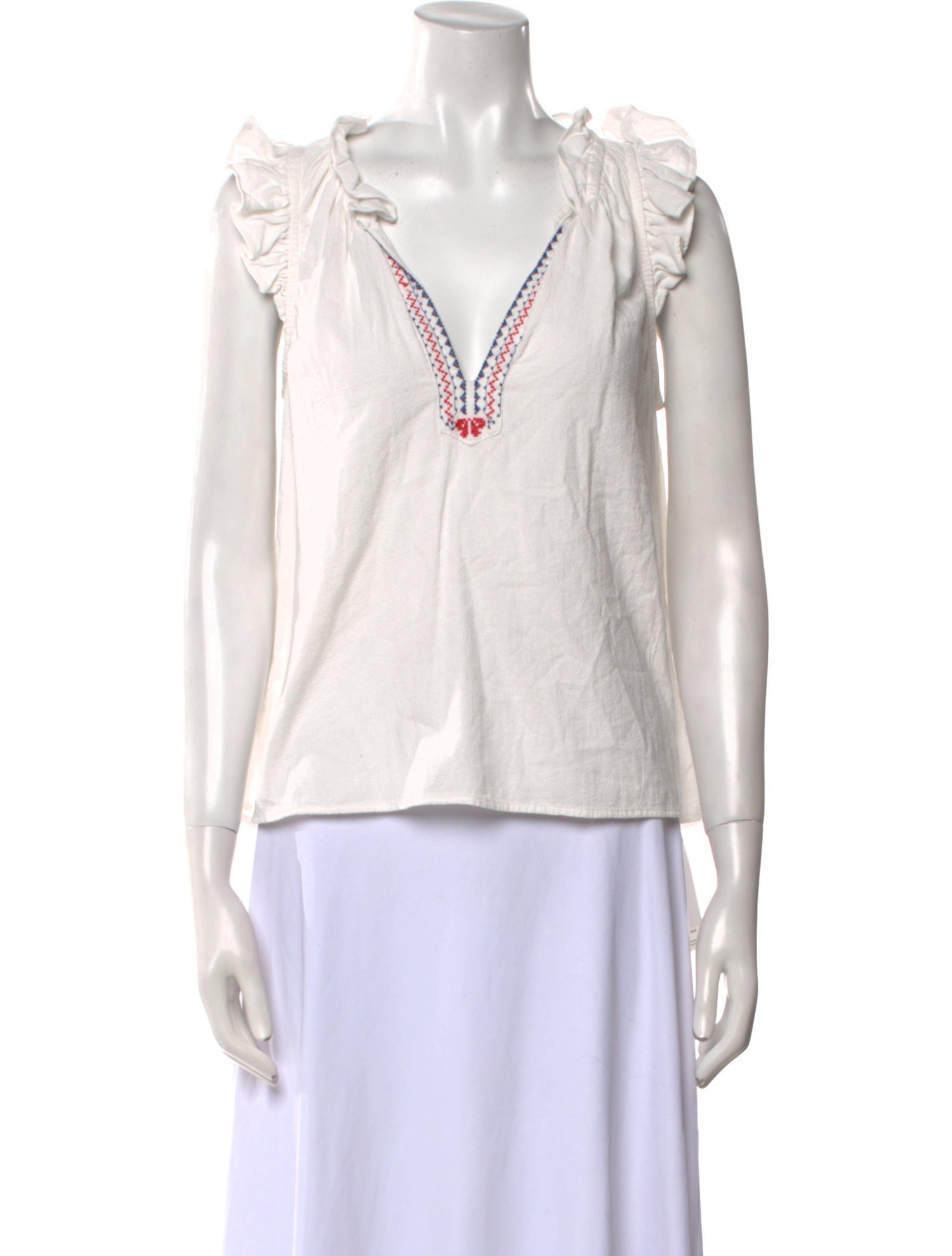 Xirena V-Neck Sleeveless Blouse