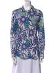 Xirena Floral Print Long Sleeve Button-Up Top