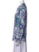 Xirena Floral Print Long Sleeve Button-Up Top