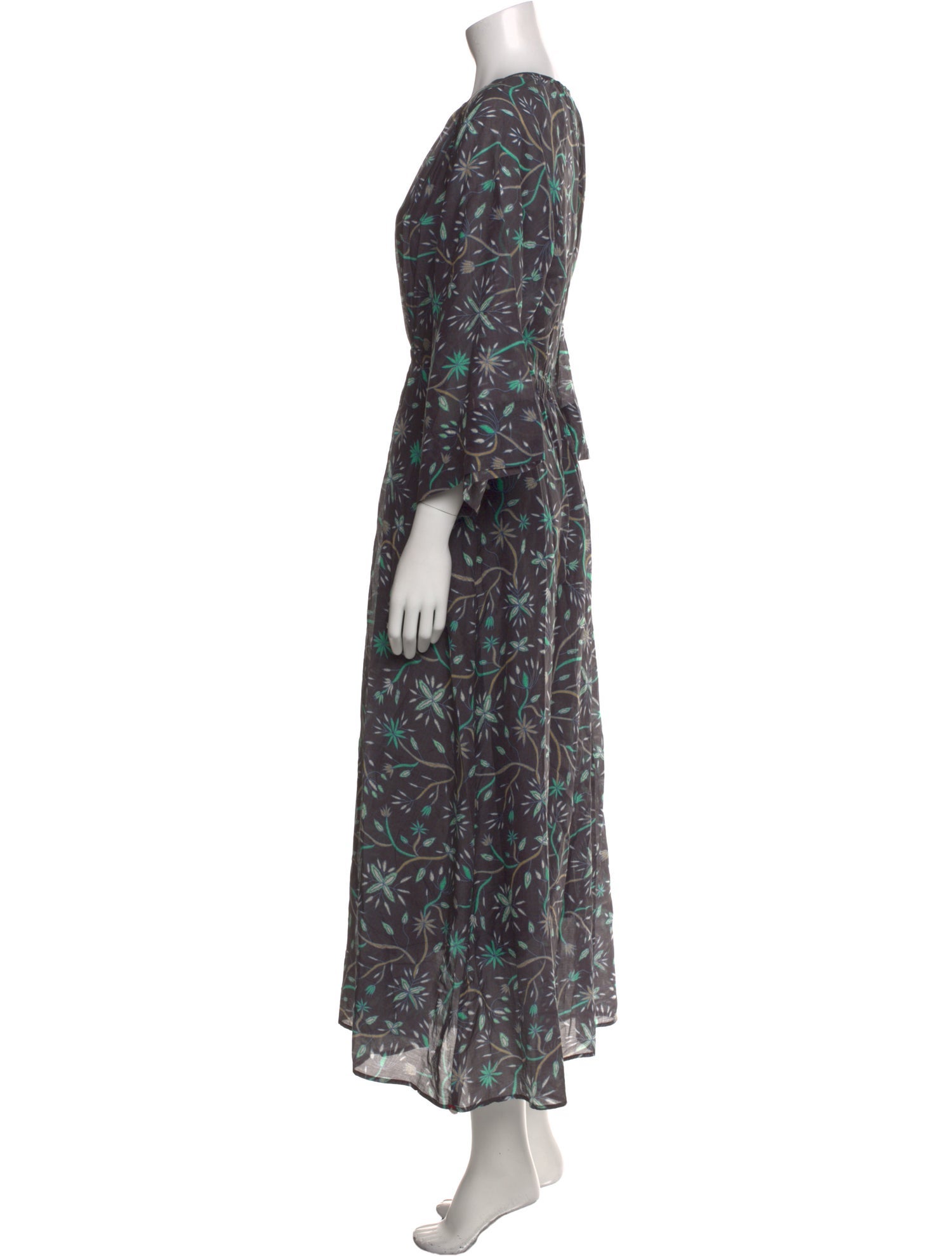 Xirena Printed Long Dress