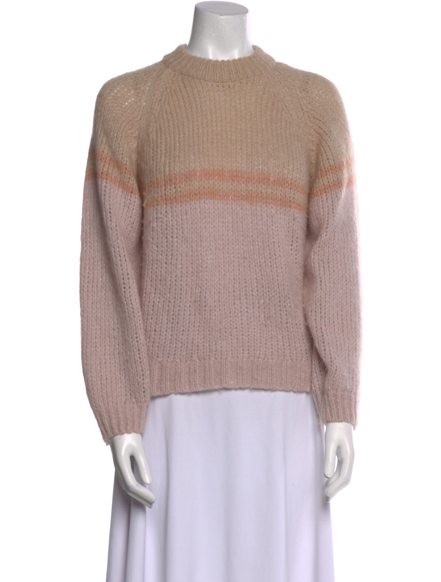 Xirena Striped Mock Neck Sweater