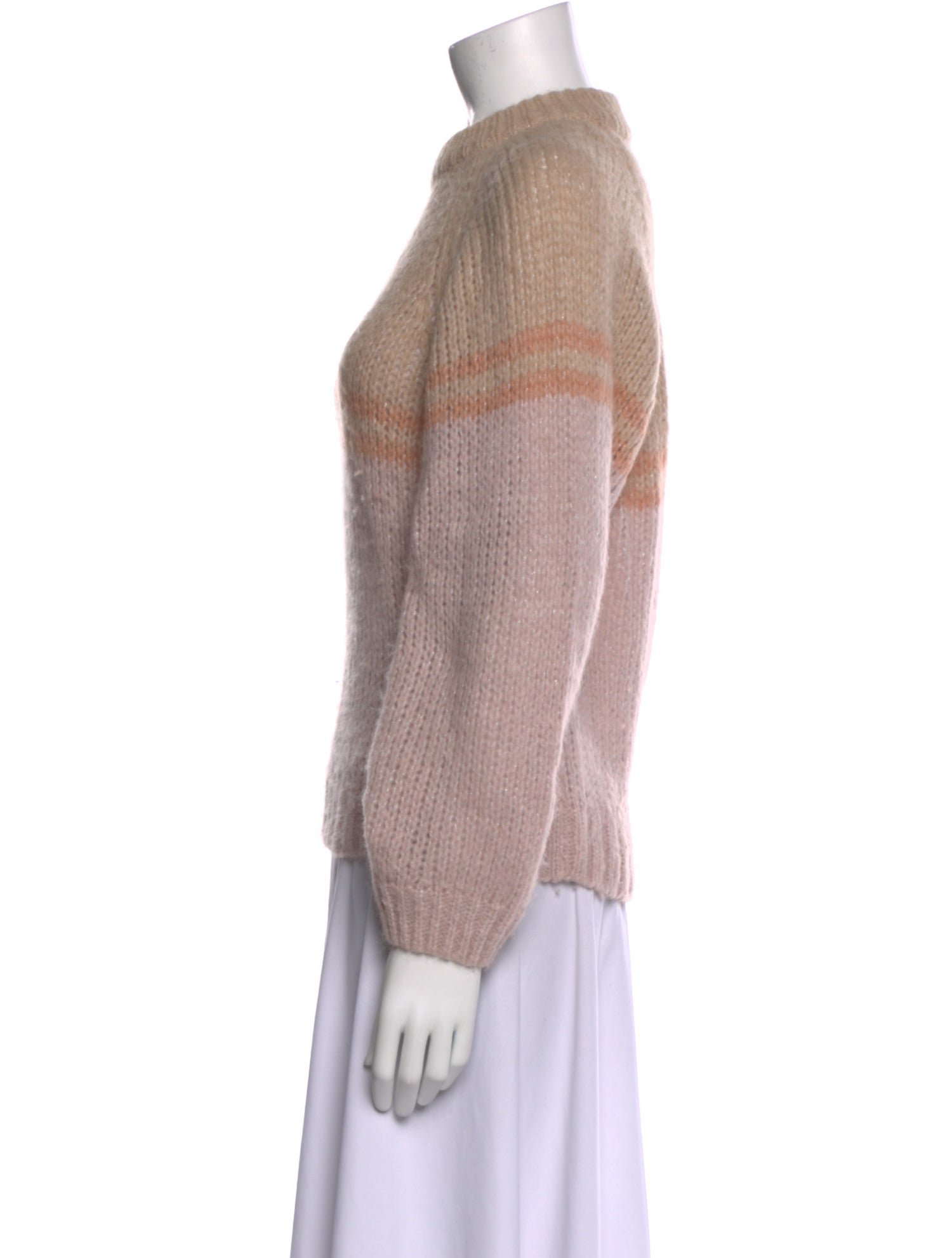 Xirena Striped Mock Neck Sweater