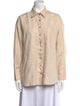 Xirena Linen Long Sleeve Button-Up Top