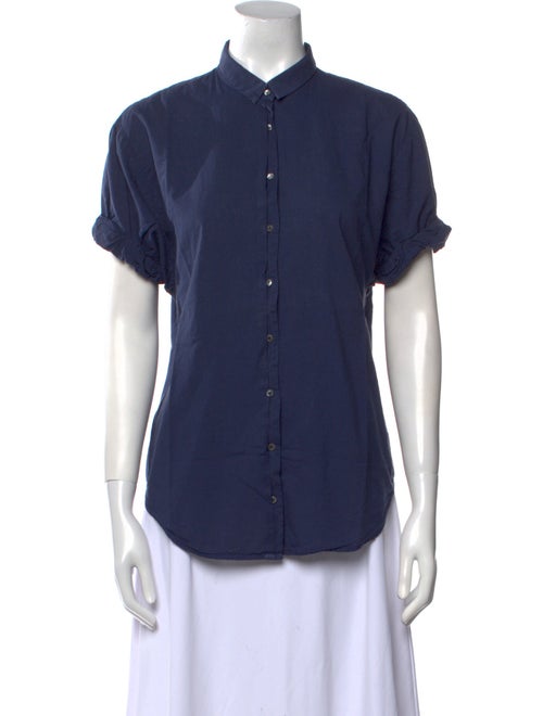 Xirena Short Sleeve Button-Up Top
