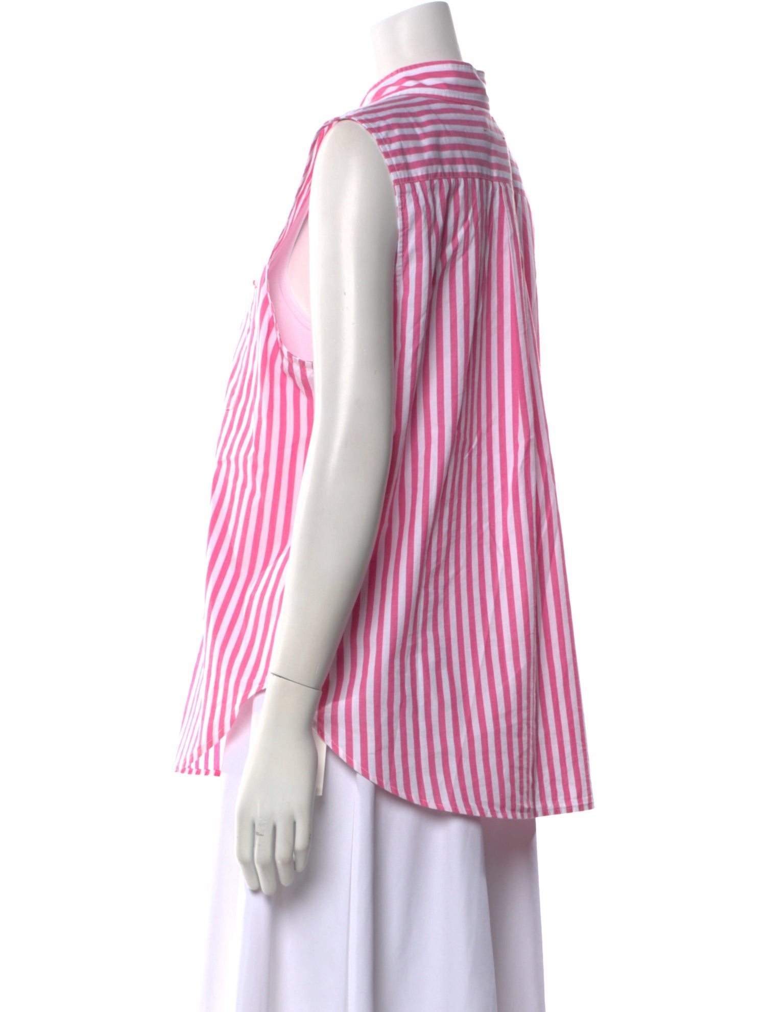 Xirena Striped Sleeveless Button-Up Top w/ Tags