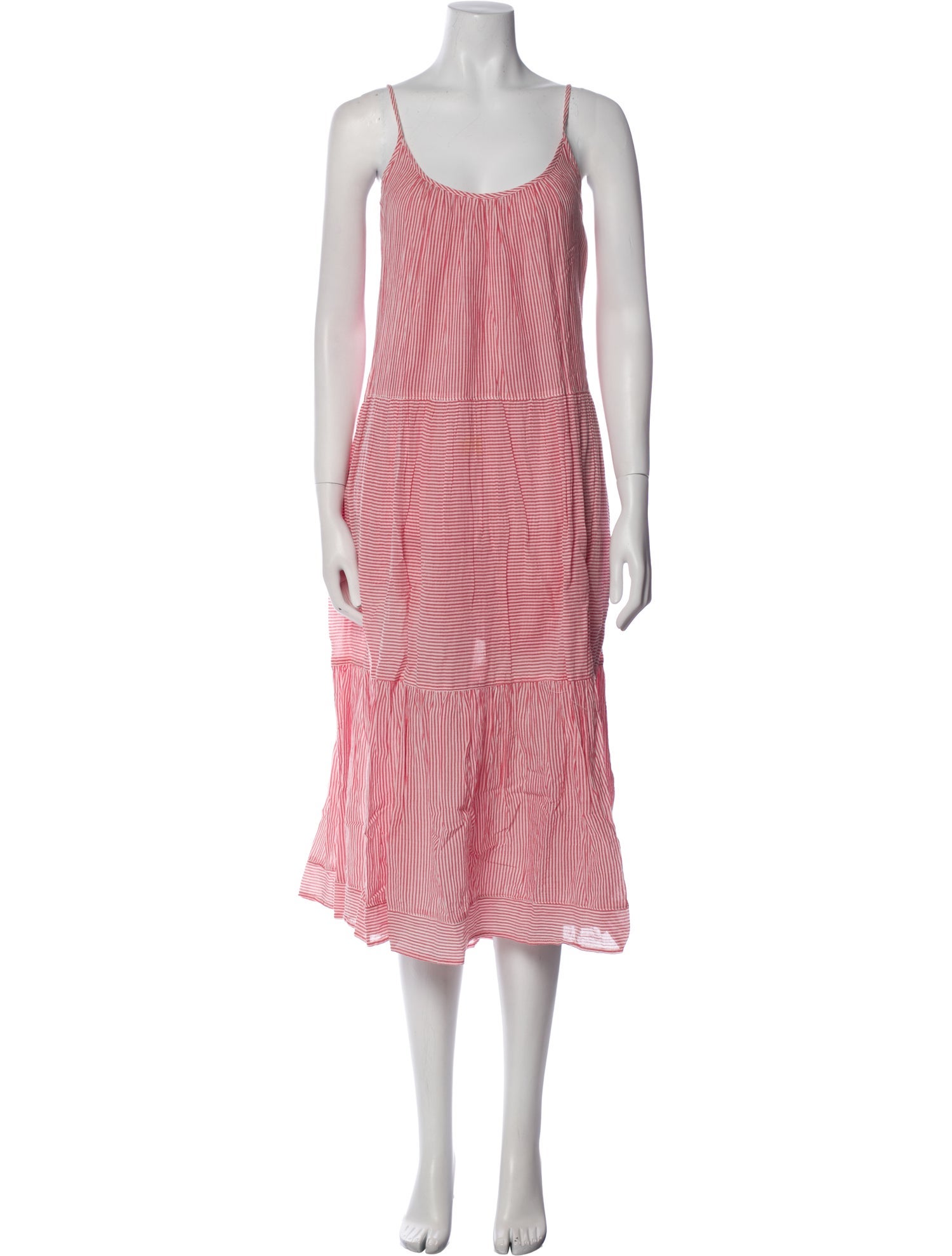 Xirena Striped Midi Length Dress