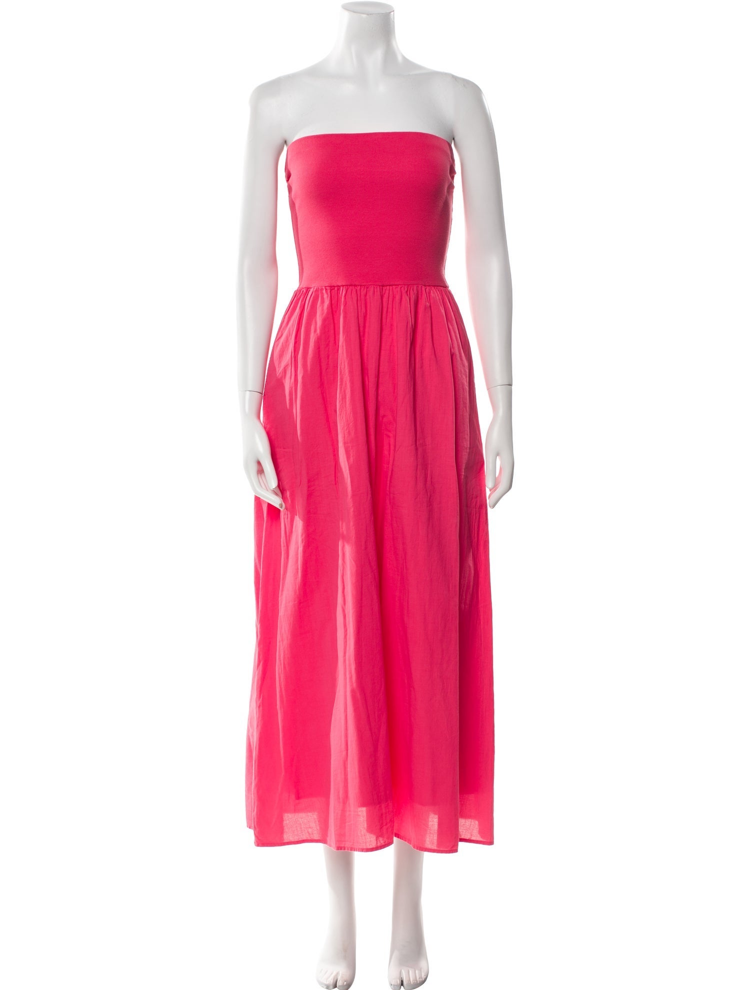 Xirena Strapless Midi Length Dress w/ Tags