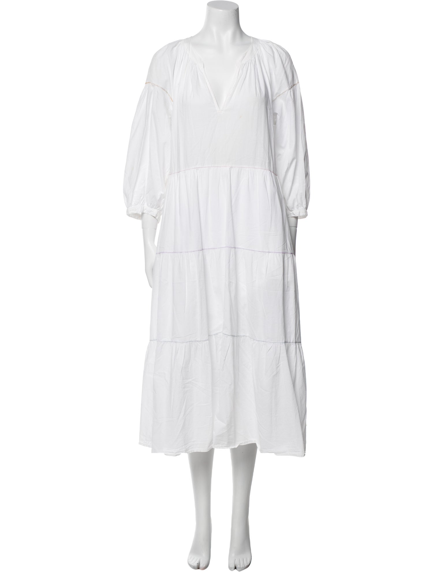 Xirena V-Neck Long Dress