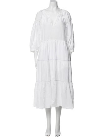 Xirena V-Neck Long Dress