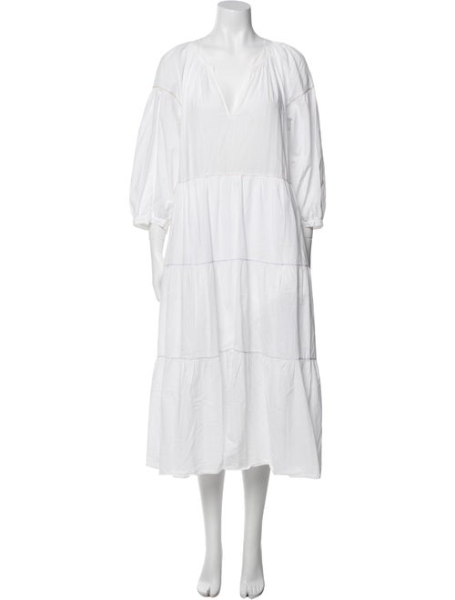 Xirena V-Neck Long Dress