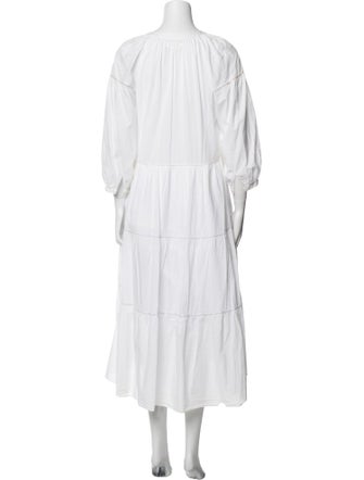 Xirena V-Neck Long Dress