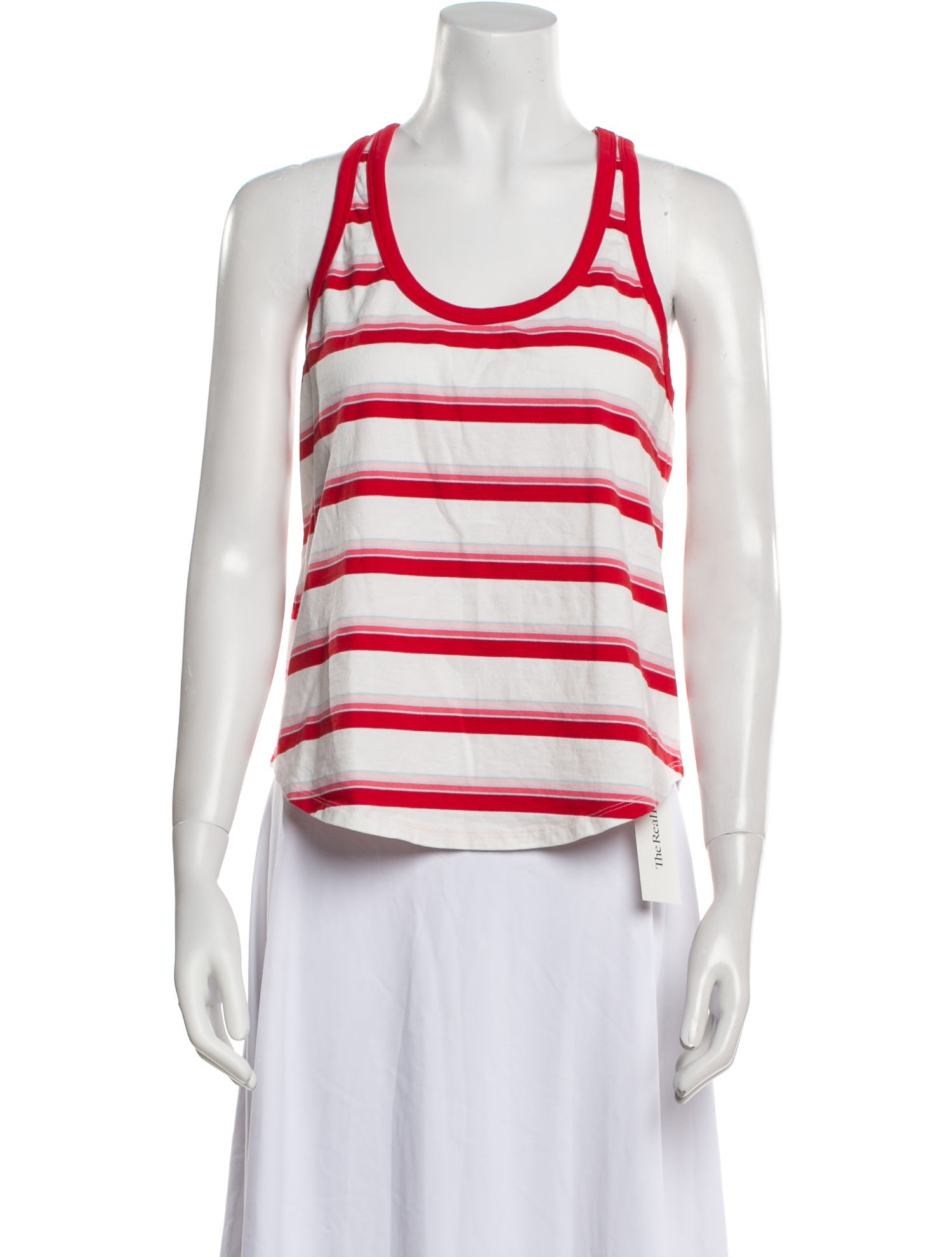 Xirena Striped Scoop Neck Top