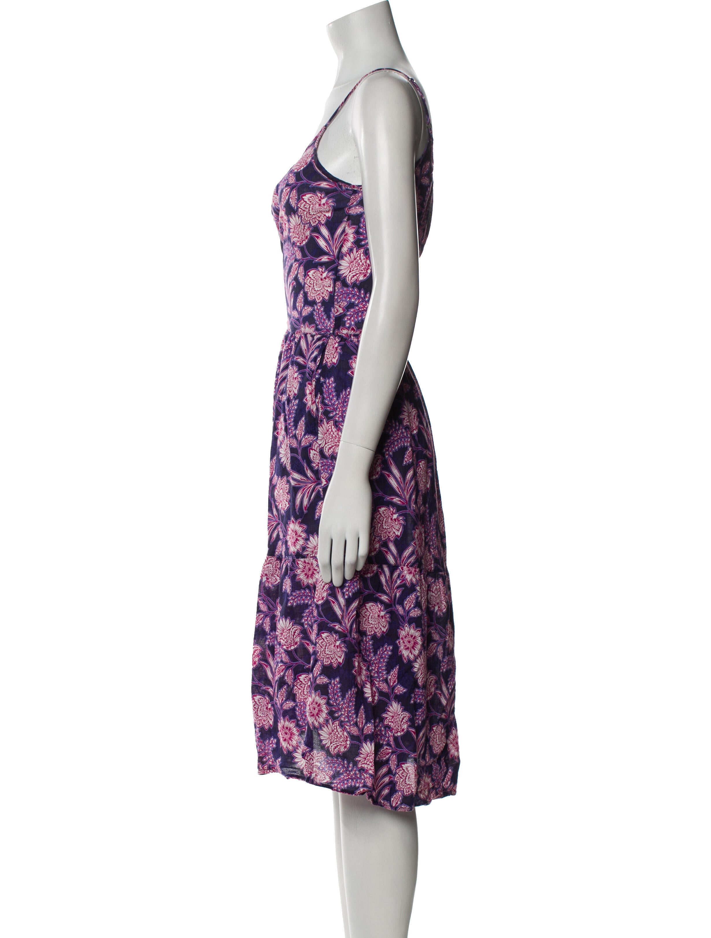 Xirena Floral Print Midi Length Dress