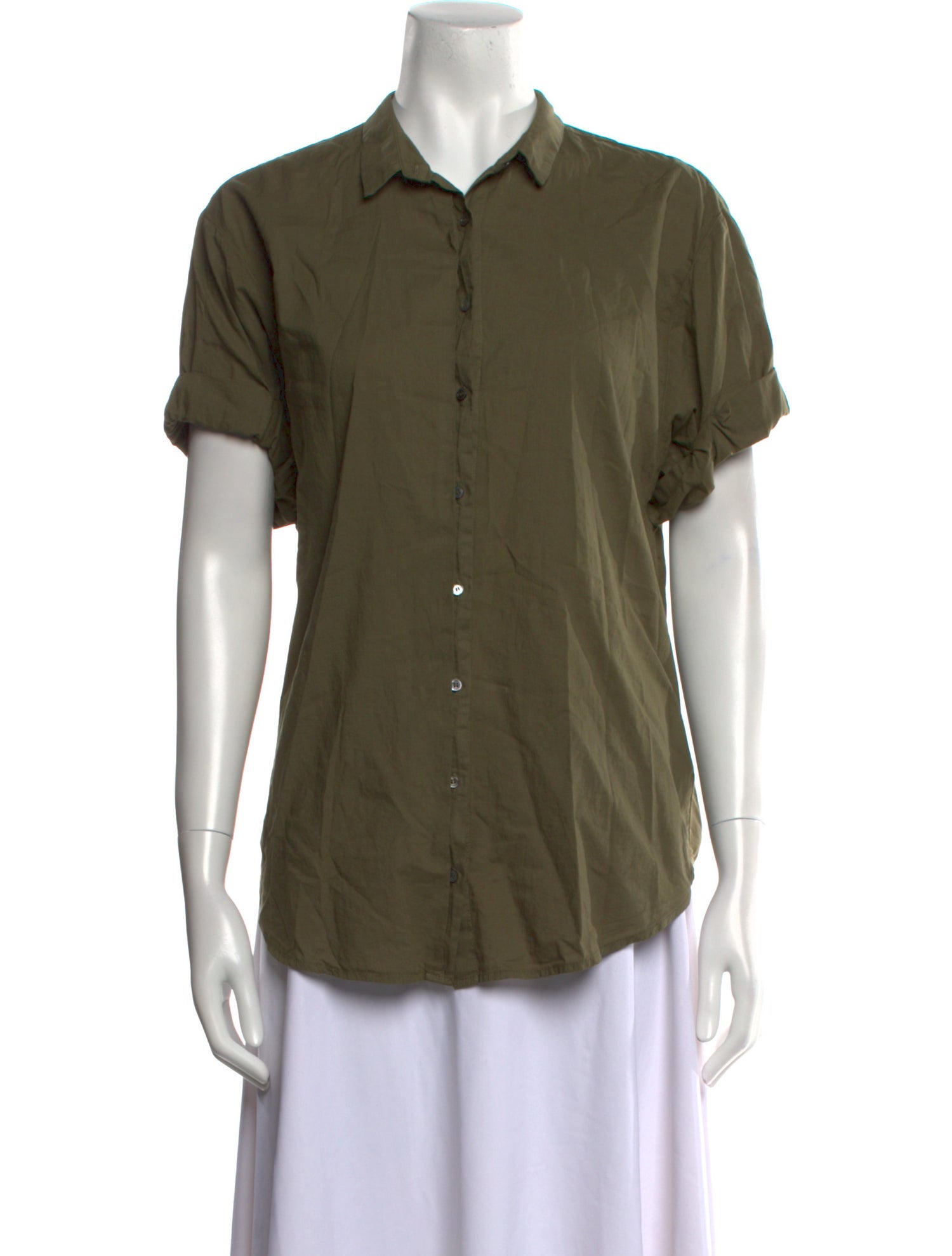 Xirena Short Sleeve Button-Up Top