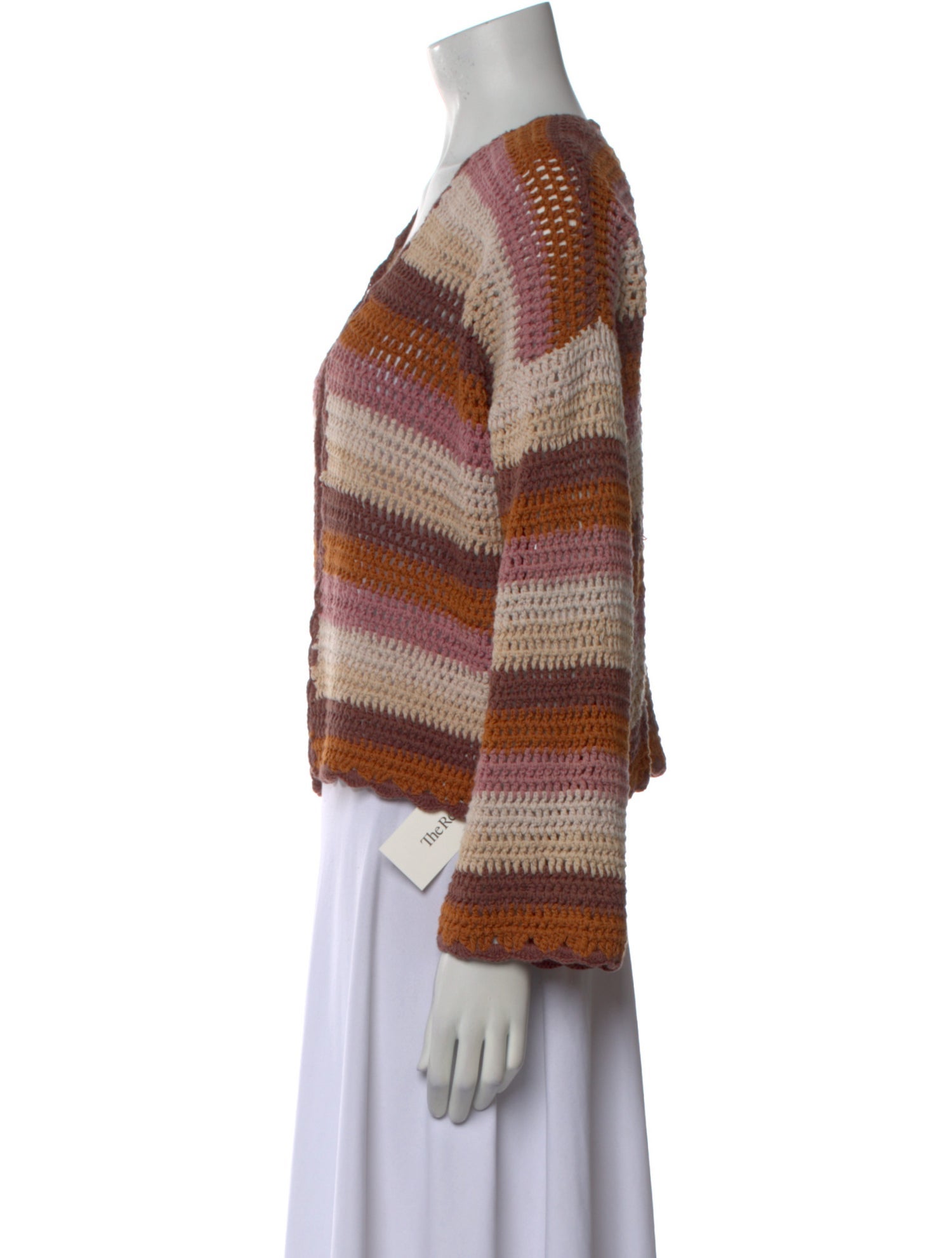 Xirena Striped Open Front Sweater