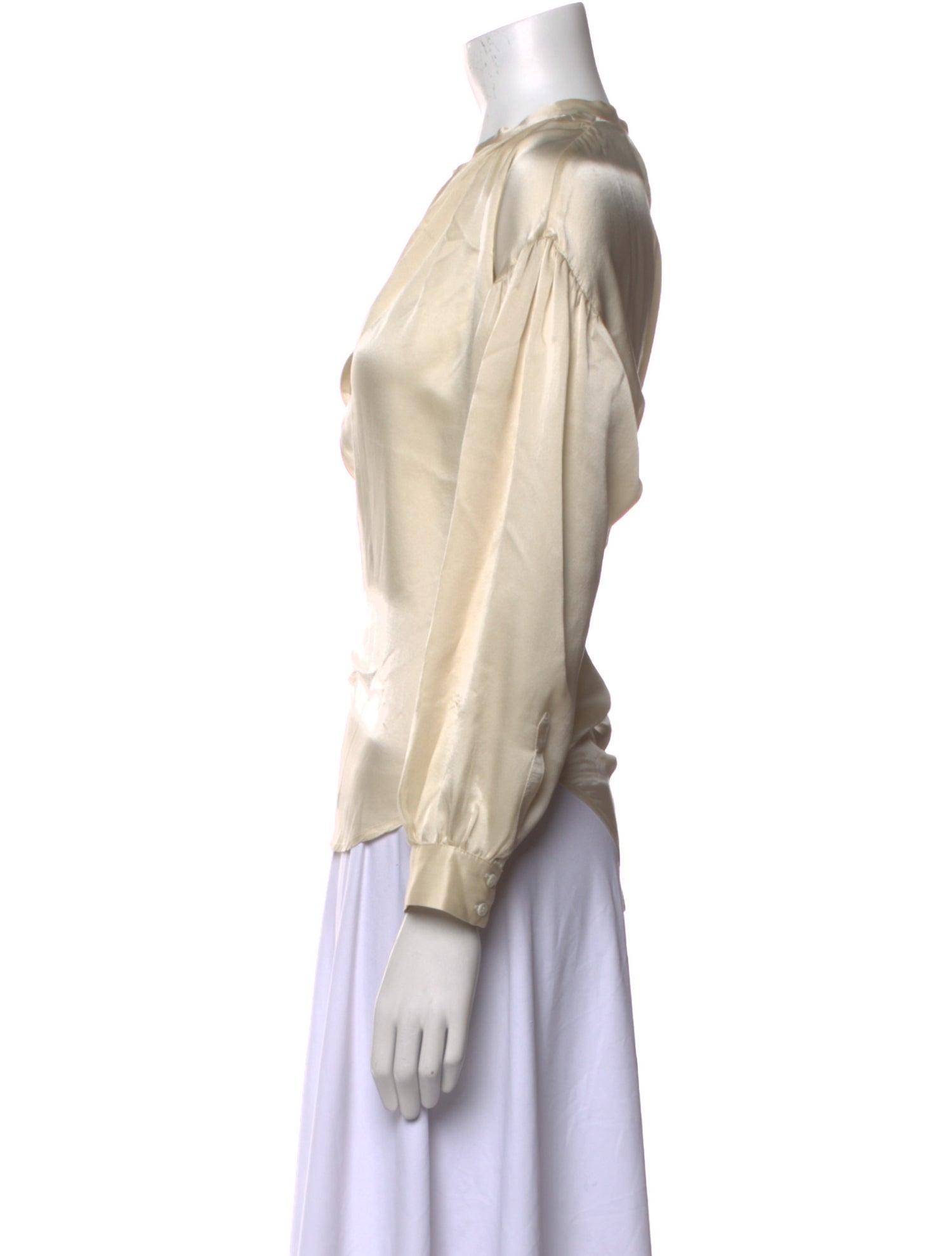 Xirena Silk V-Neck Blouse