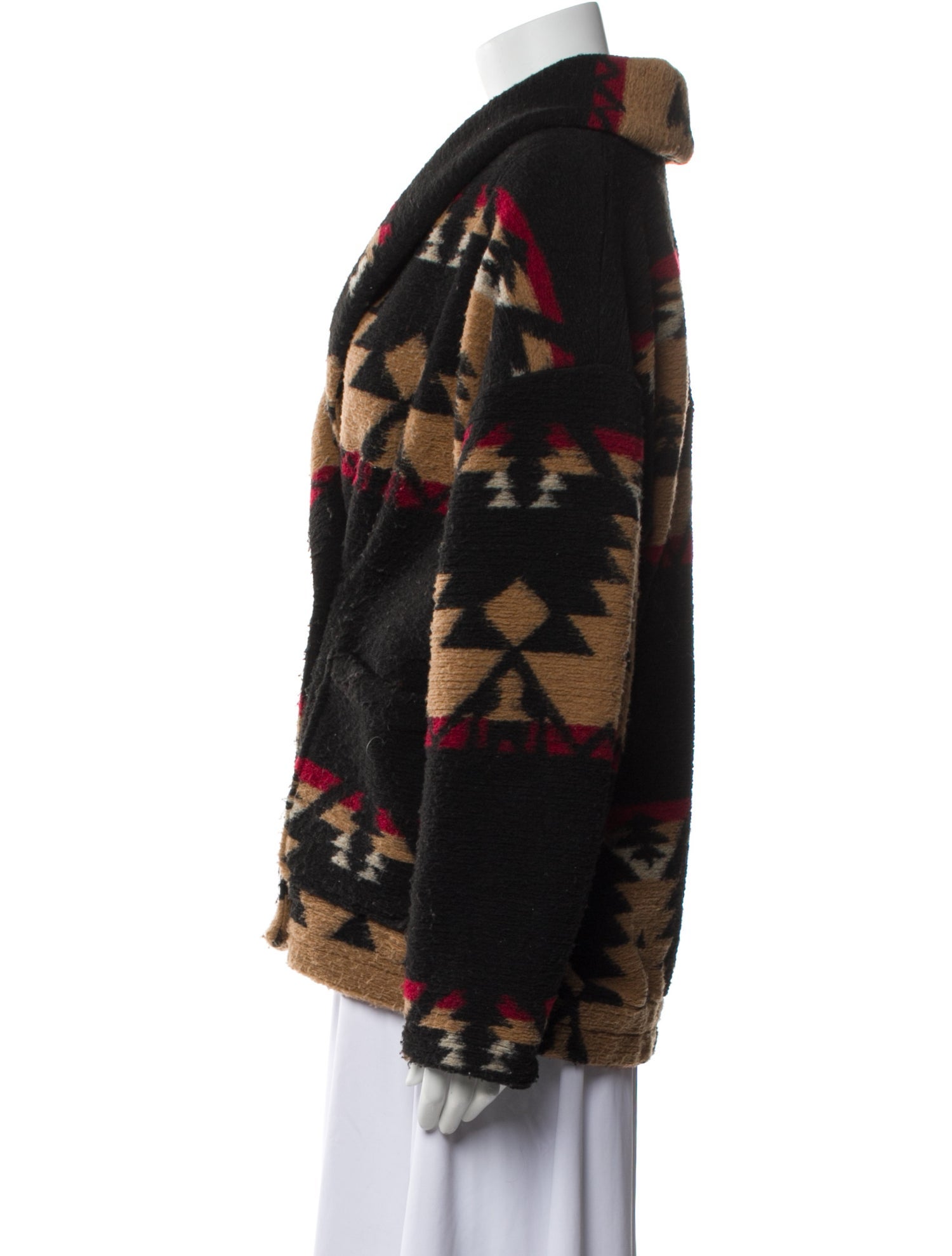 Xirena Printed V-Neck Sweater