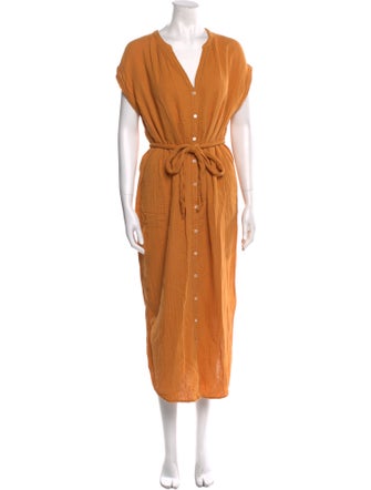 Xirena V-Neck Long Dress