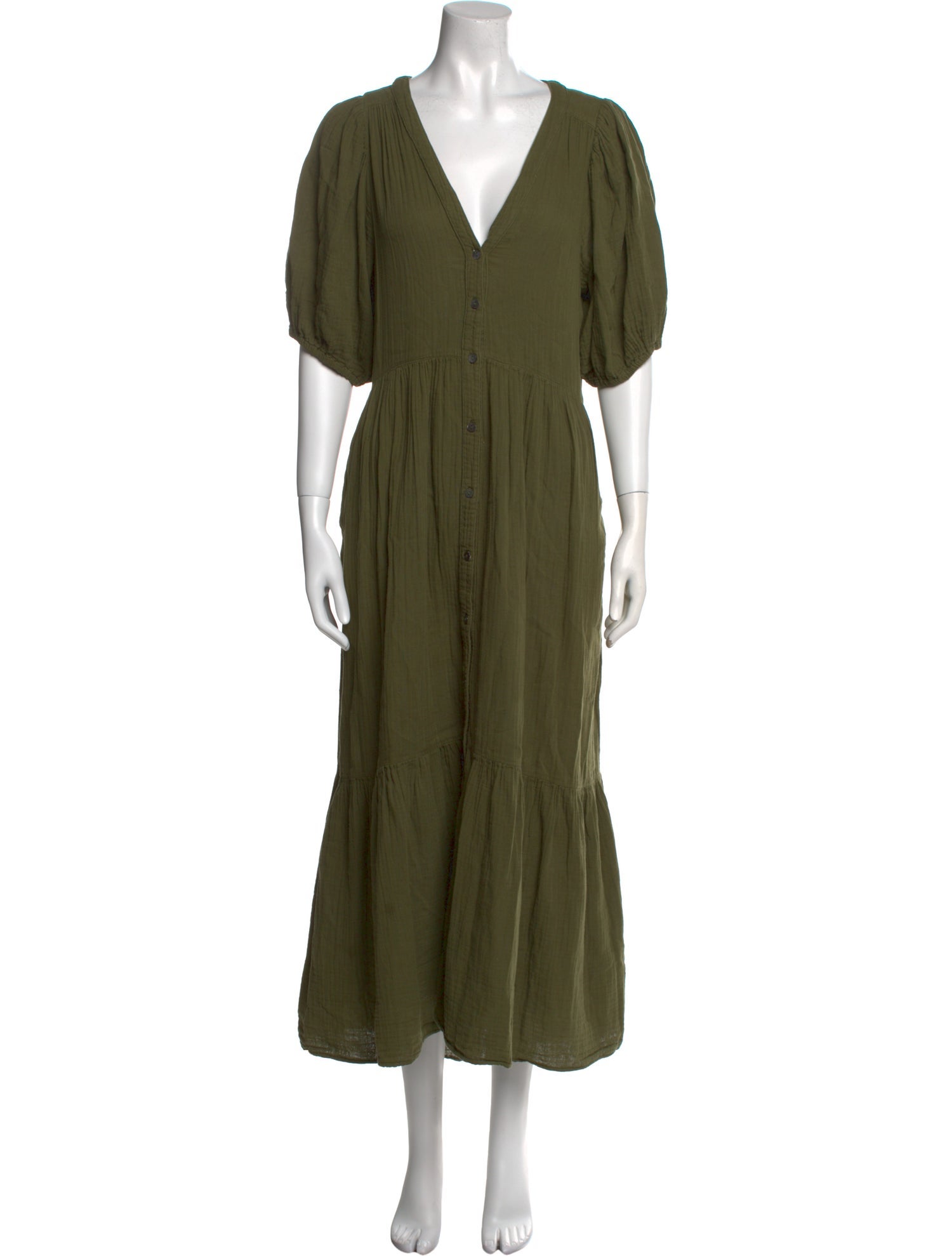 Xirena V-Neck Long Dress