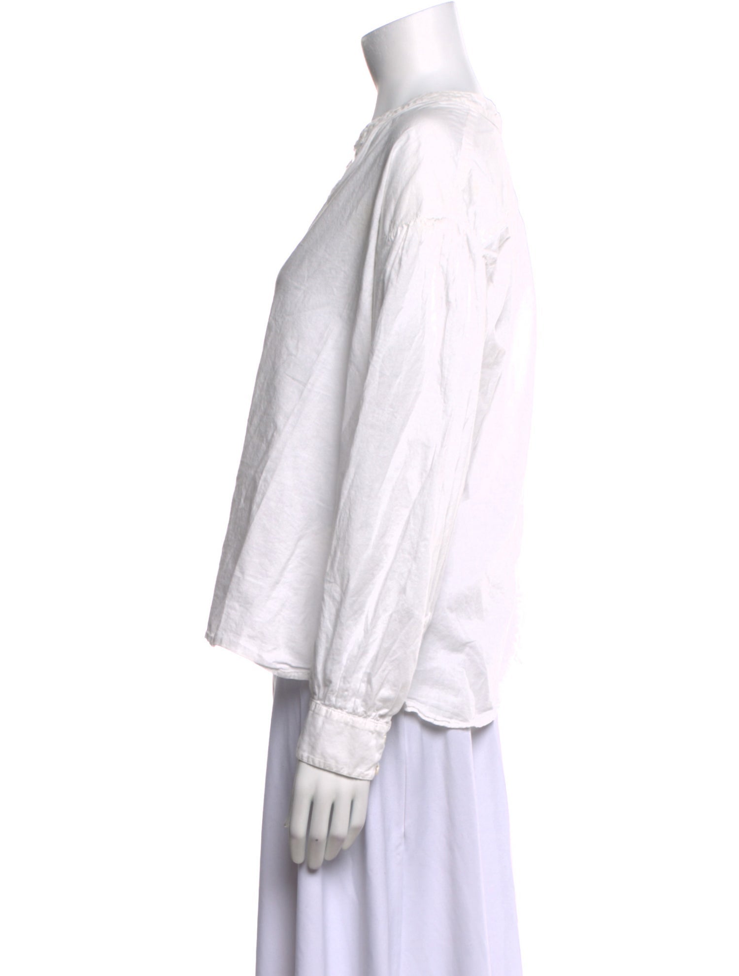 Xirena V-Neck Long Sleeve Blouse