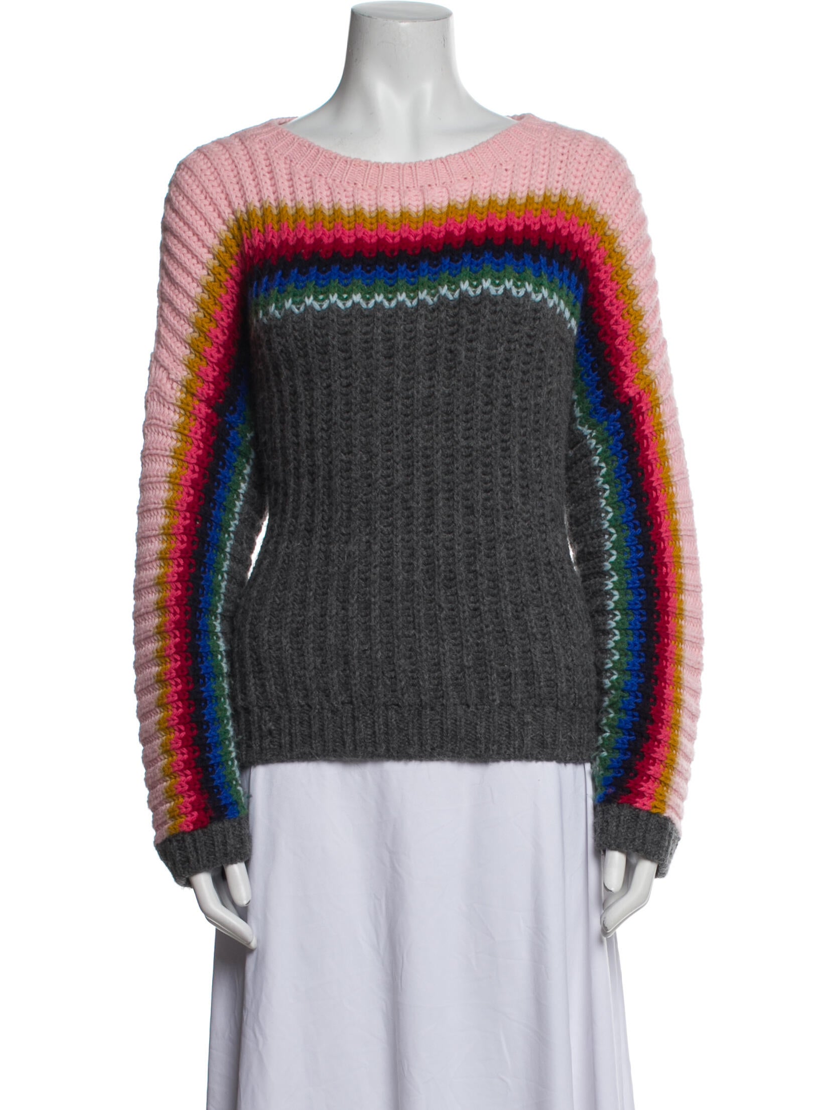 Xirena Striped Scoop Neck Sweater