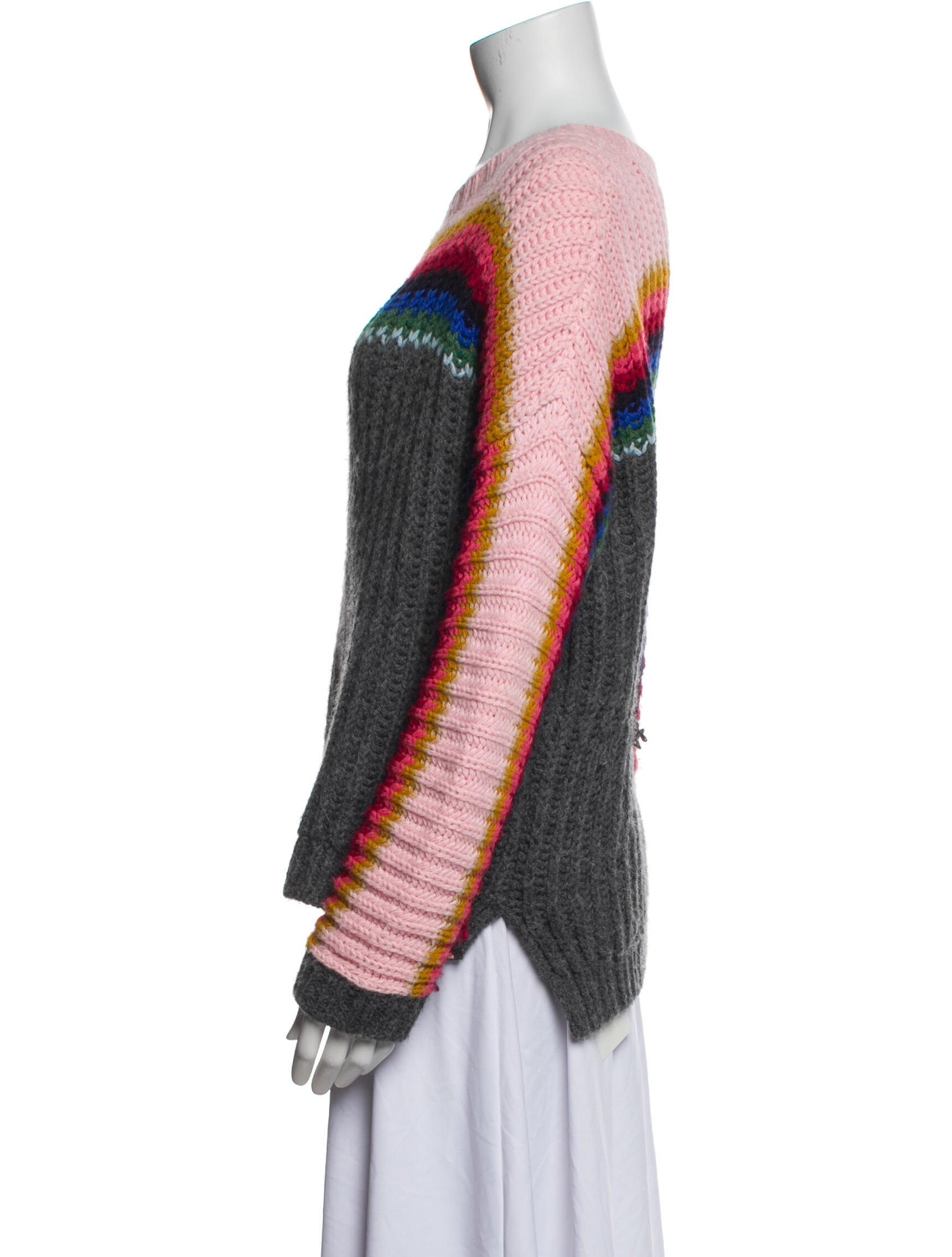 Xirena Striped Scoop Neck Sweater