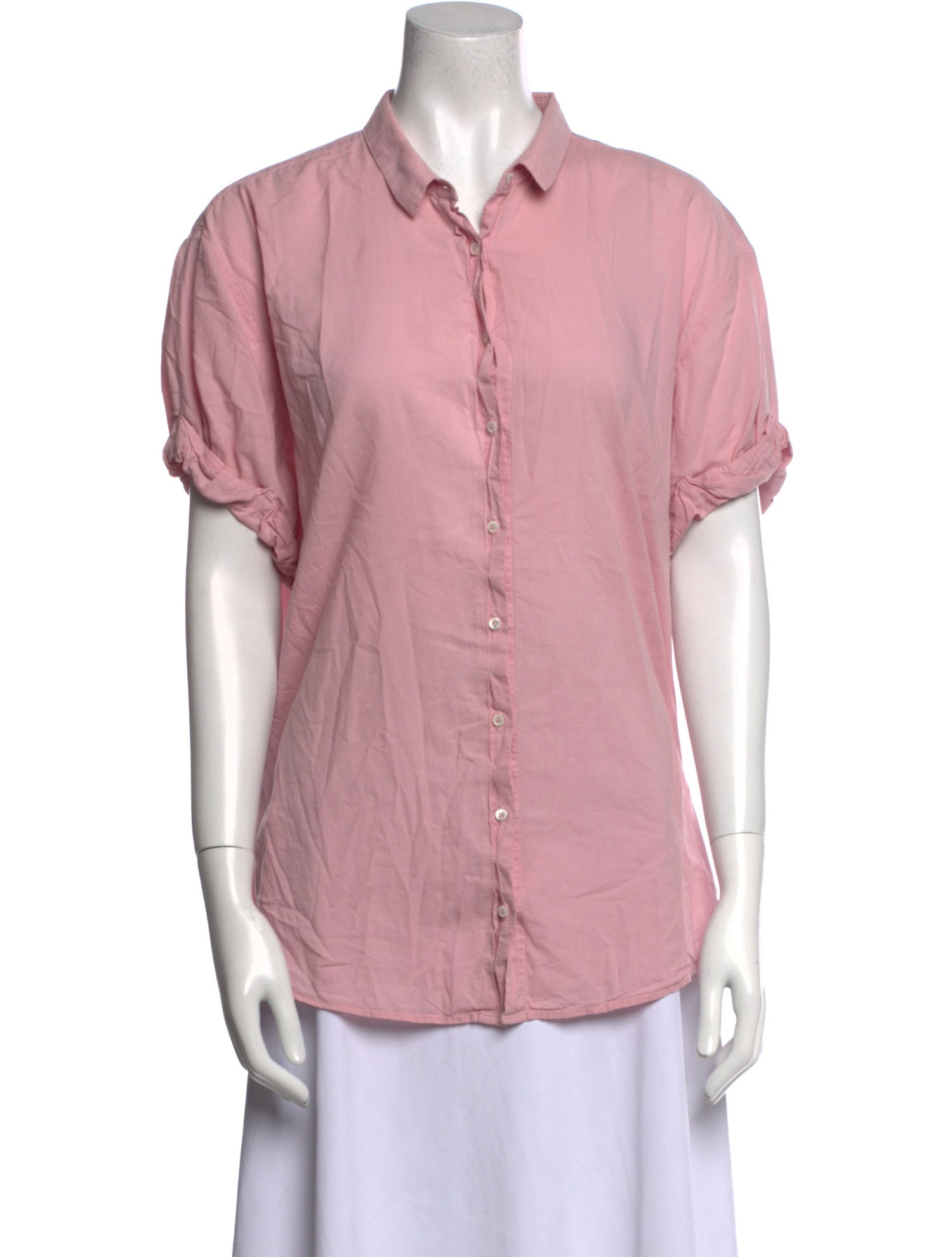 Xirena Short Sleeve Button-Up Top