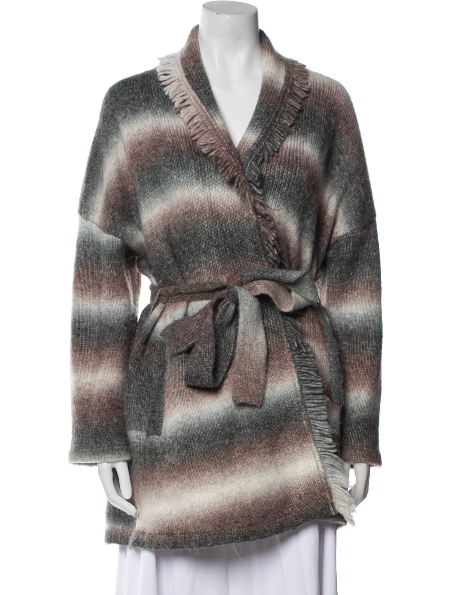 Xirena Striped V-Neck Sweater