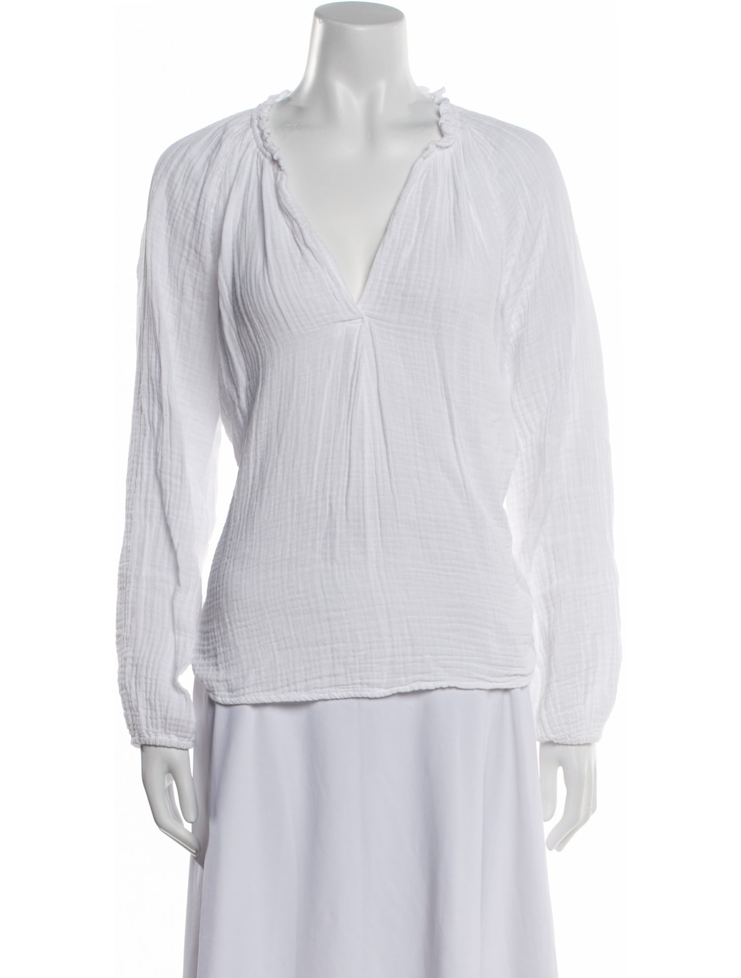 Xirena V-Neck Long Sleeve Blouse