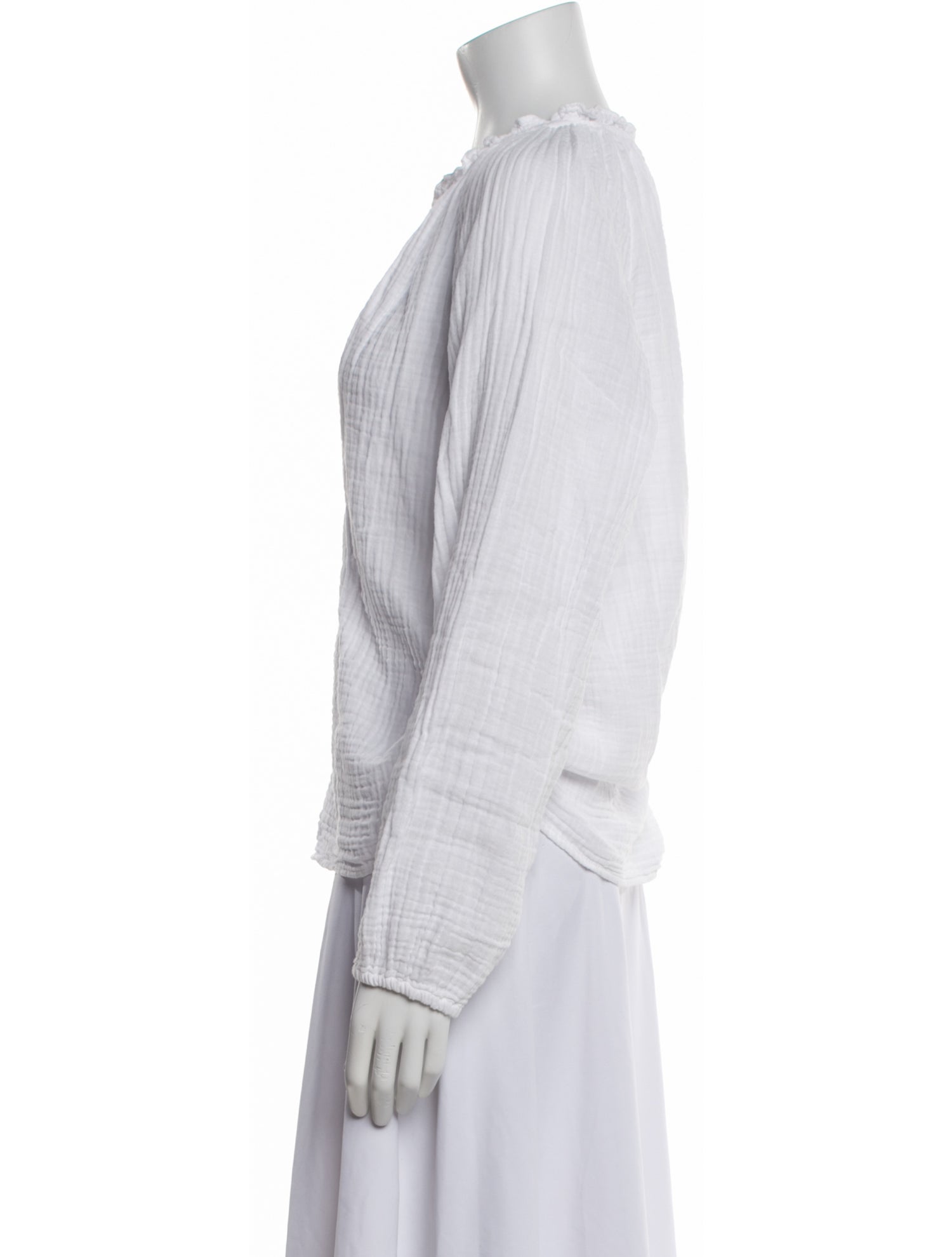 Xirena V-Neck Long Sleeve Blouse