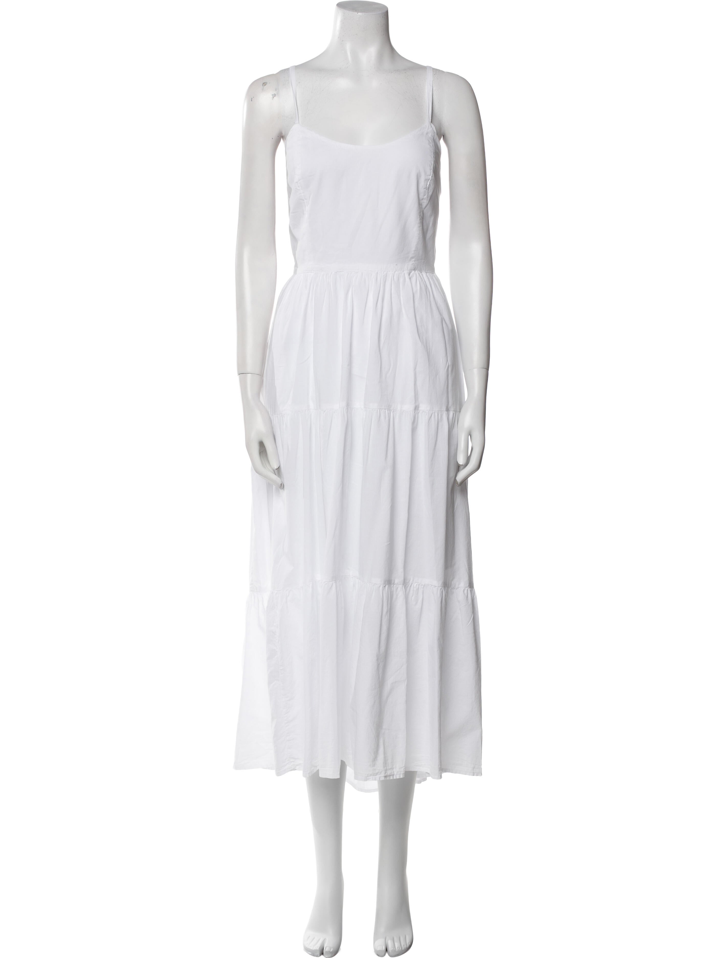 Xirena Square Neckline Midi Length Dress