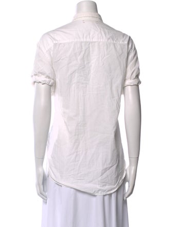 Xirena Short Sleeve Button-Up Top