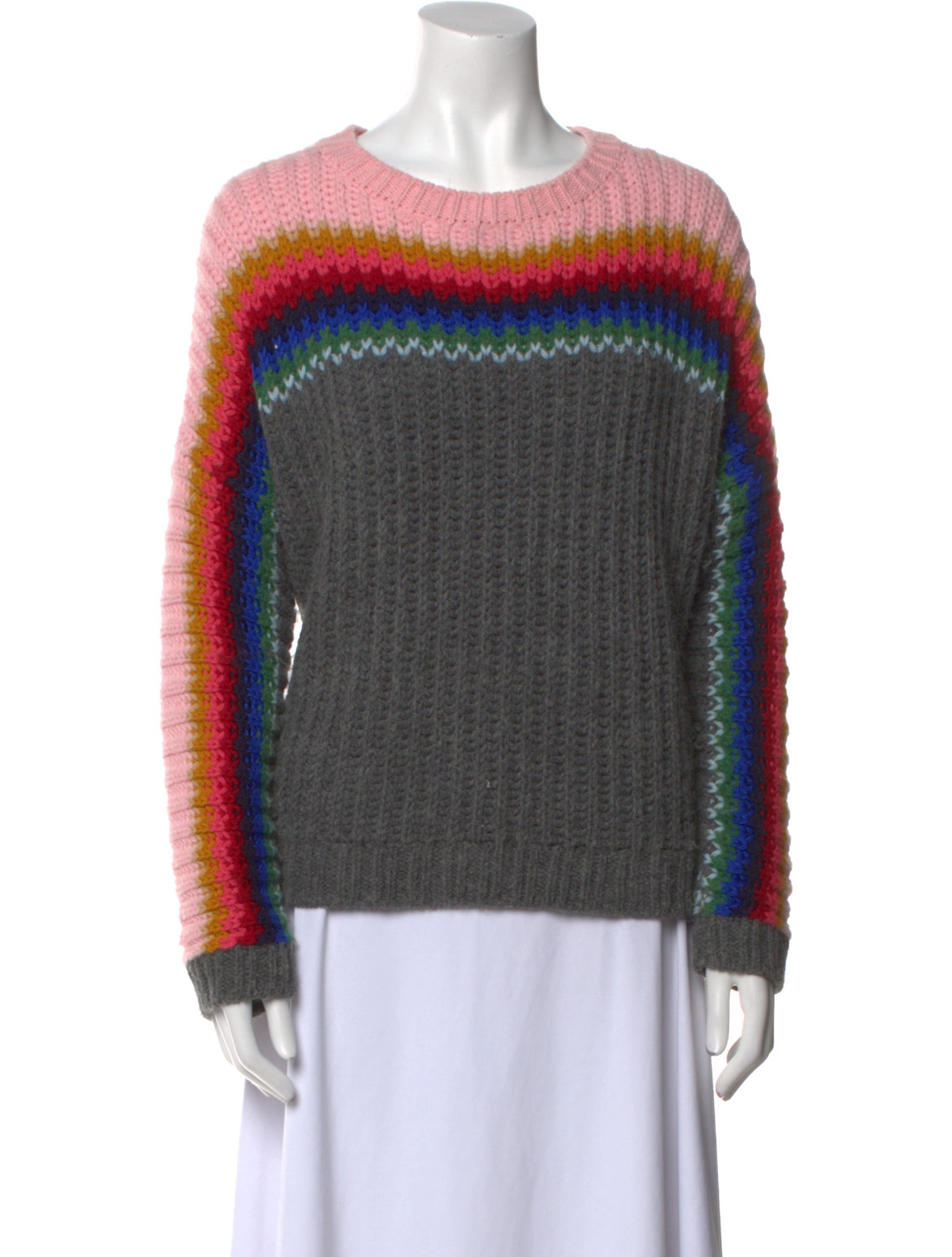 Xirena Patterned Crew Neck Sweater