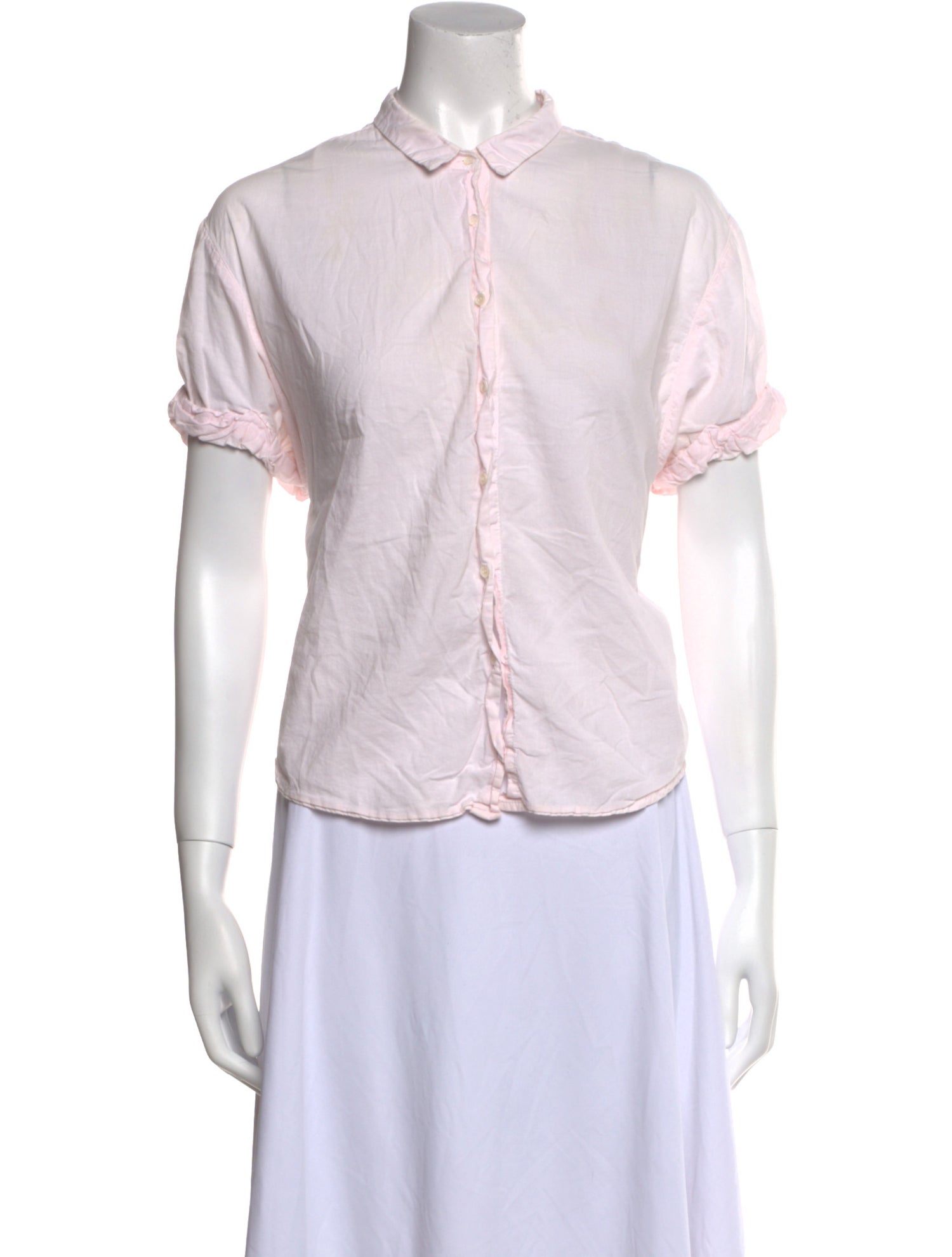 Xirena Short Sleeve Button-Up Top