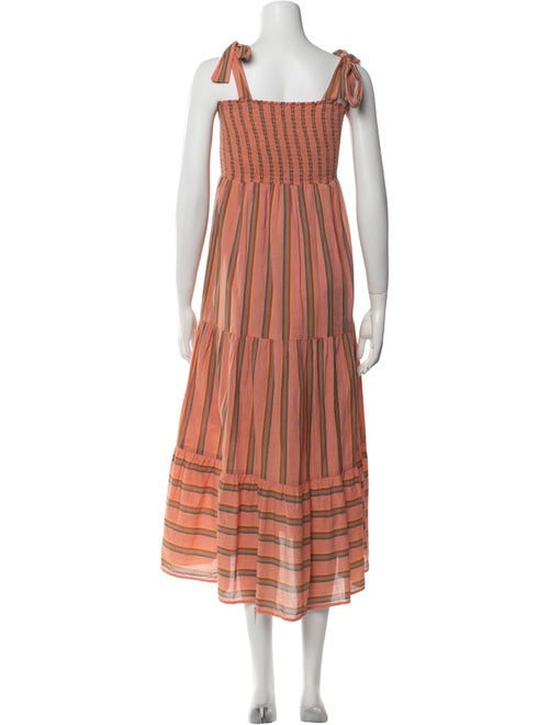 Xirena Striped Midi Length Dress