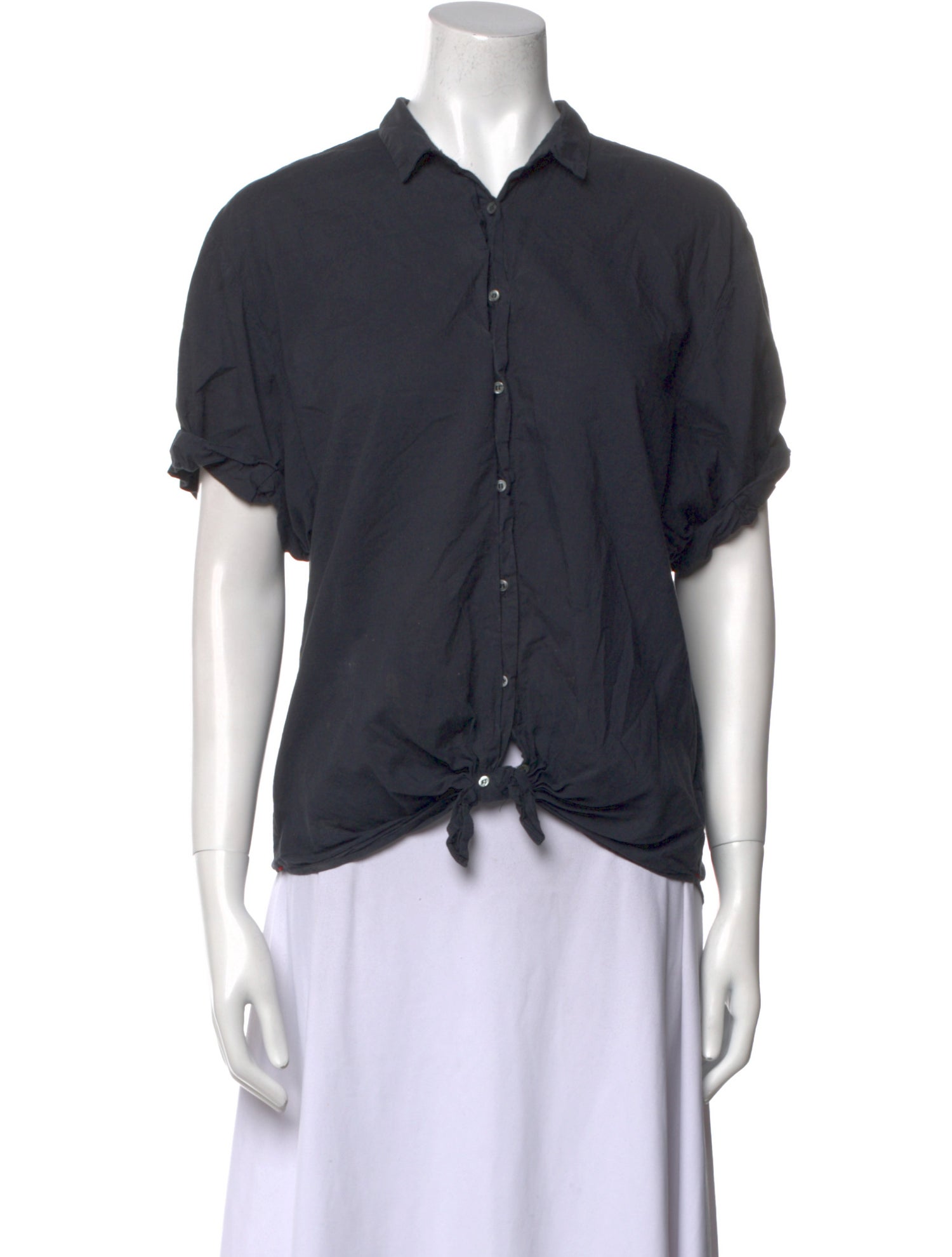 Xirena Short Sleeve Button-Up Top