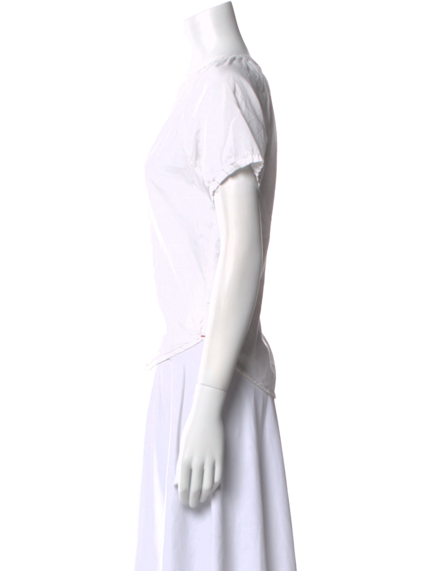 Xirena V-Neck Short Sleeve Blouse