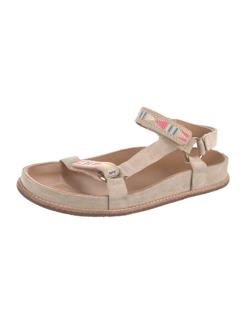 Xirena Suede Patterned Sandals