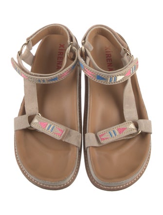 Xirena Suede Patterned Sandals
