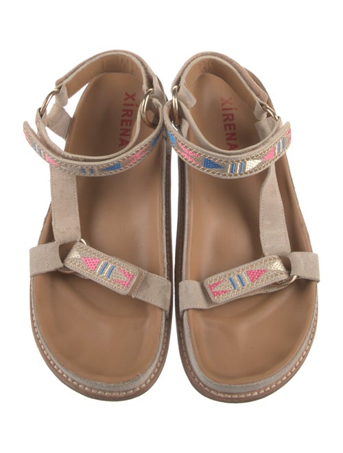 Xirena Suede Patterned Sandals
