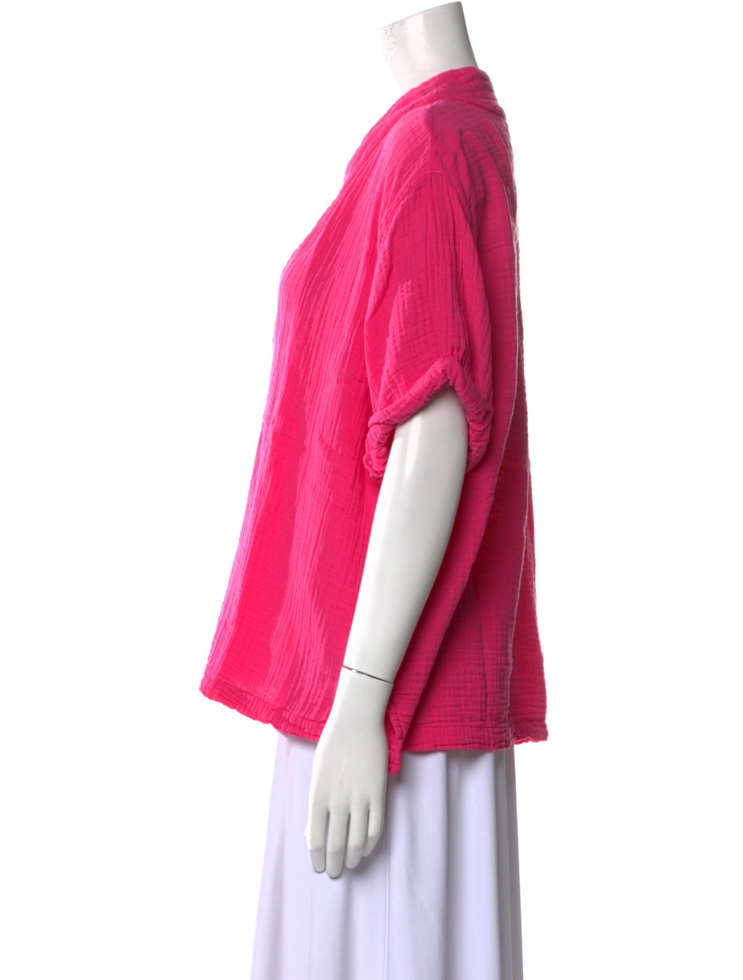 Xirena V-Neck Short Sleeve Blouse