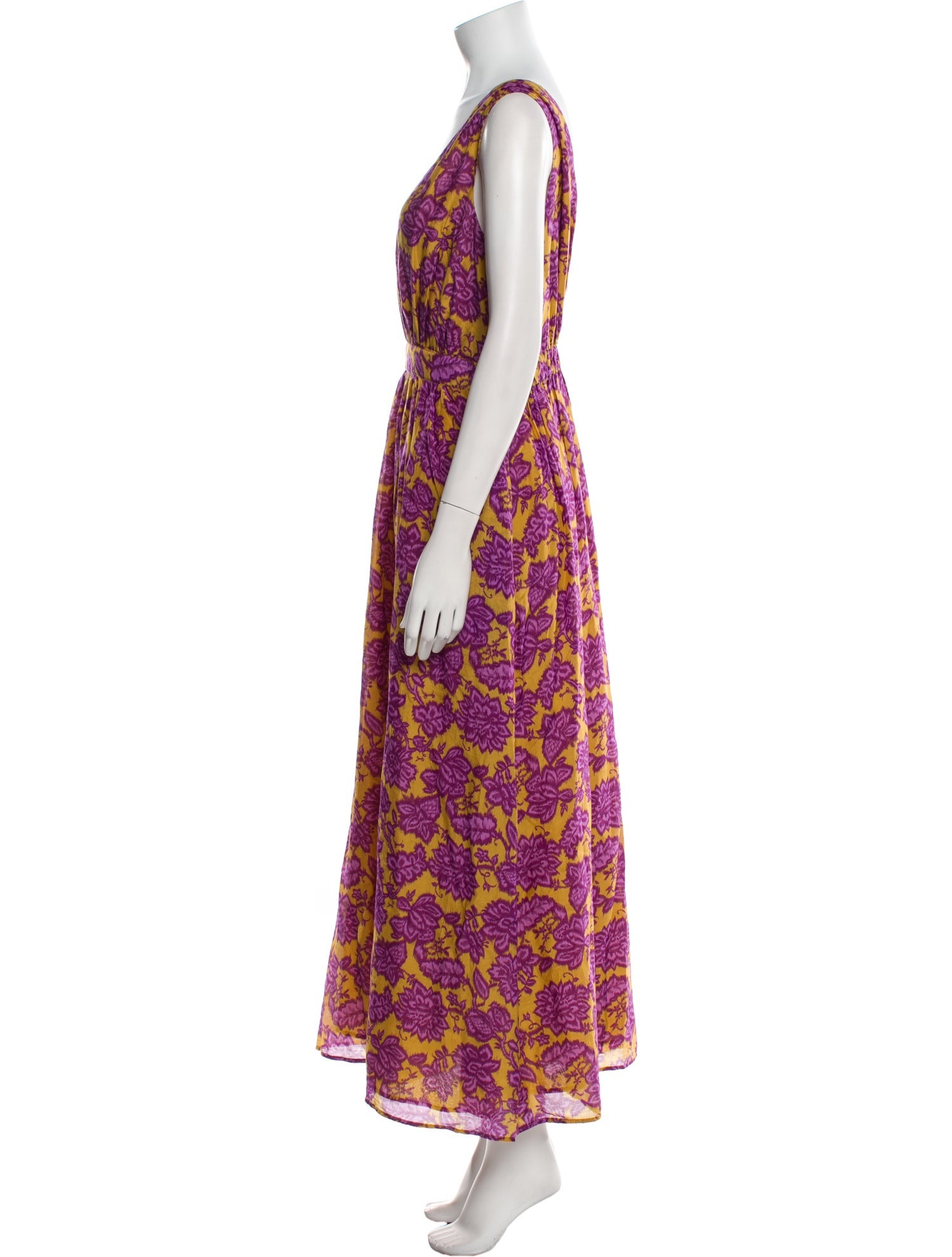 Xirena Floral Print Midi Length Dress