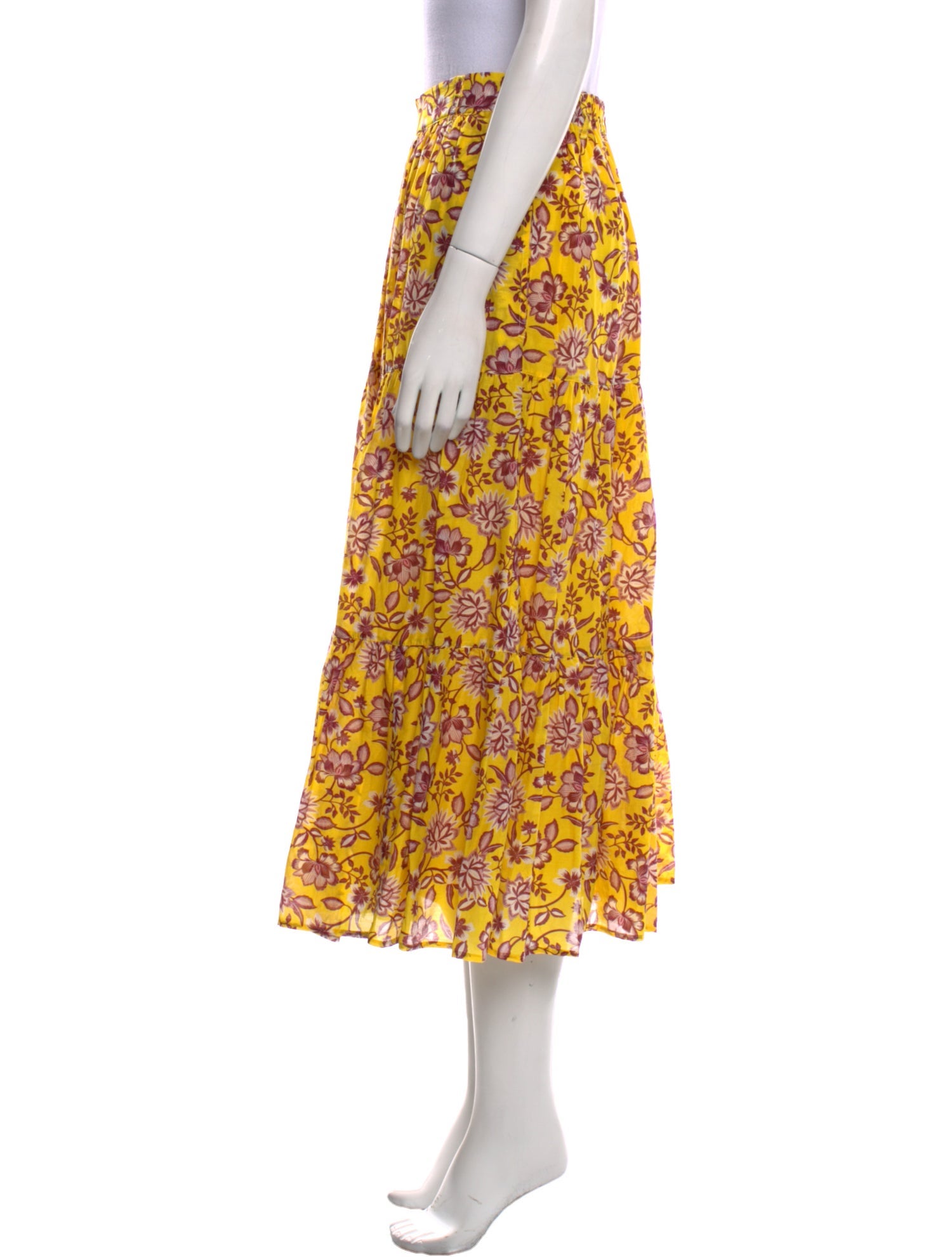 Xirena Printed Midi Length Skirt