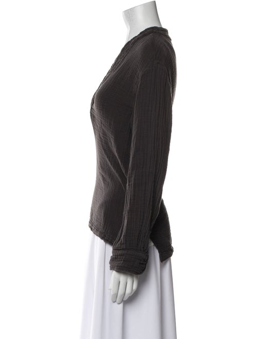 Xirena V-Neck Long Sleeve Top