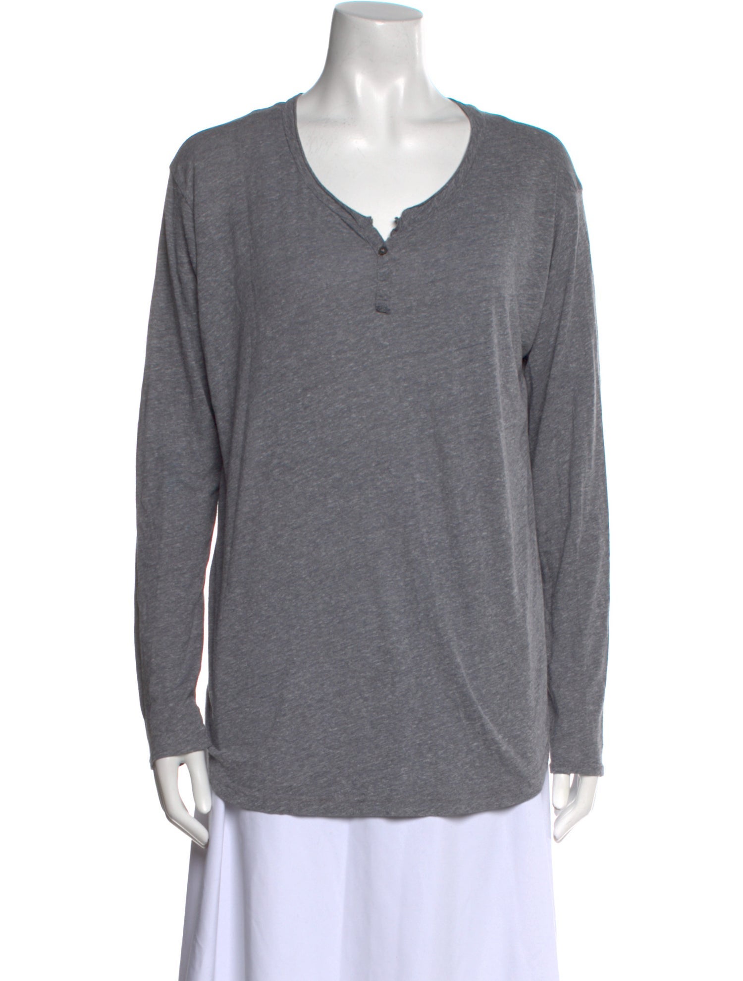 Xirena V-Neck Long Sleeve Top