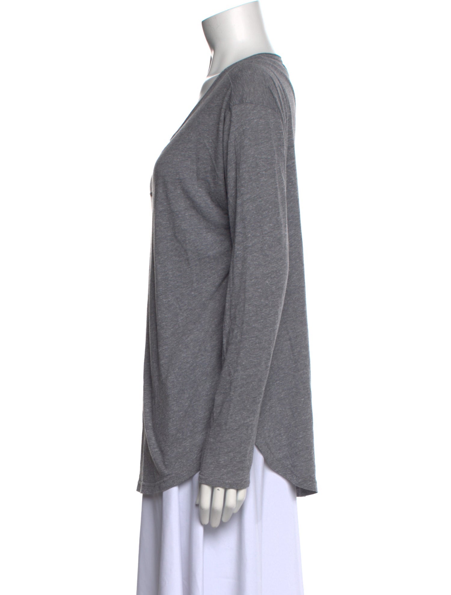 Xirena V-Neck Long Sleeve Top