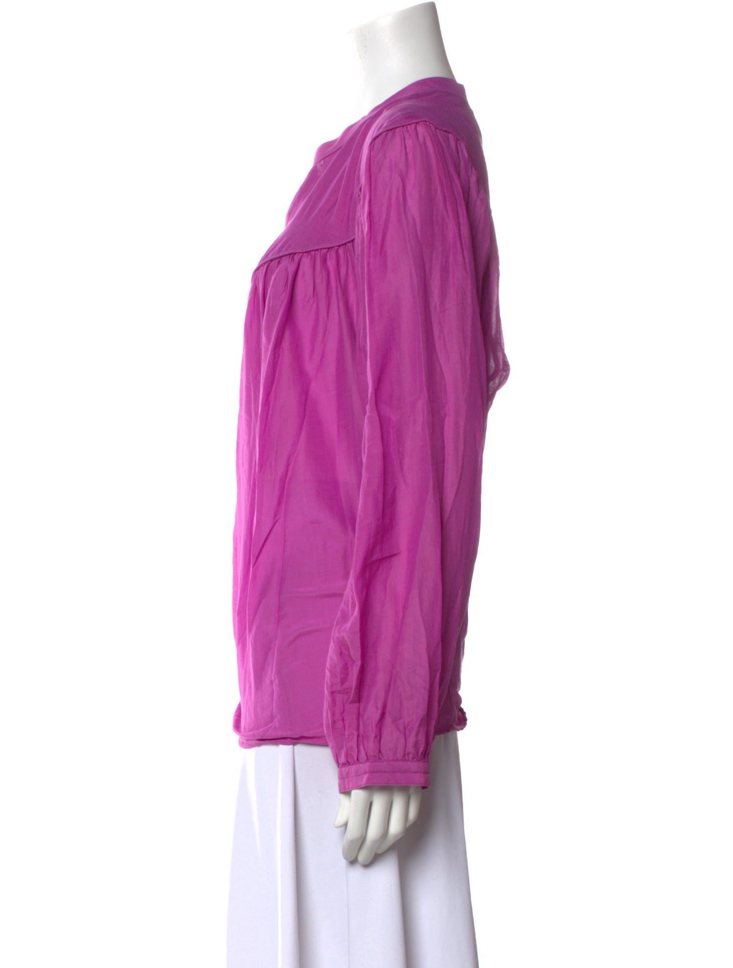 Xirena V-Neck Long Sleeve Blouse